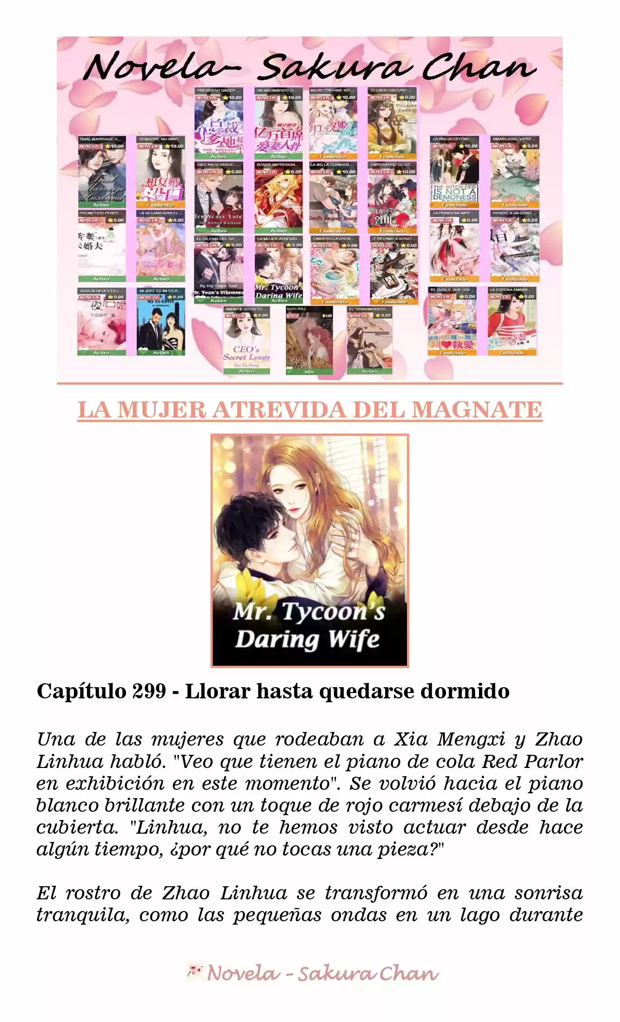 La Mujer Atrevida Del Magnate (Novela) - Capítulo 299 - Página 1 - LectorTMOo