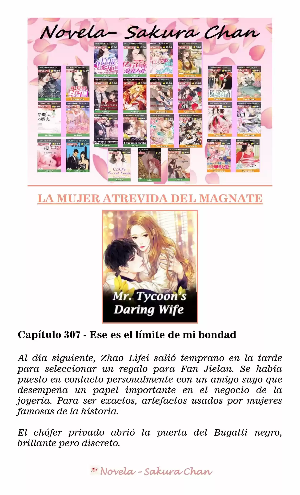 La Mujer Atrevida Del Magnate (Novela) - Capítulo 307 - Página 1 - LectorTMOo