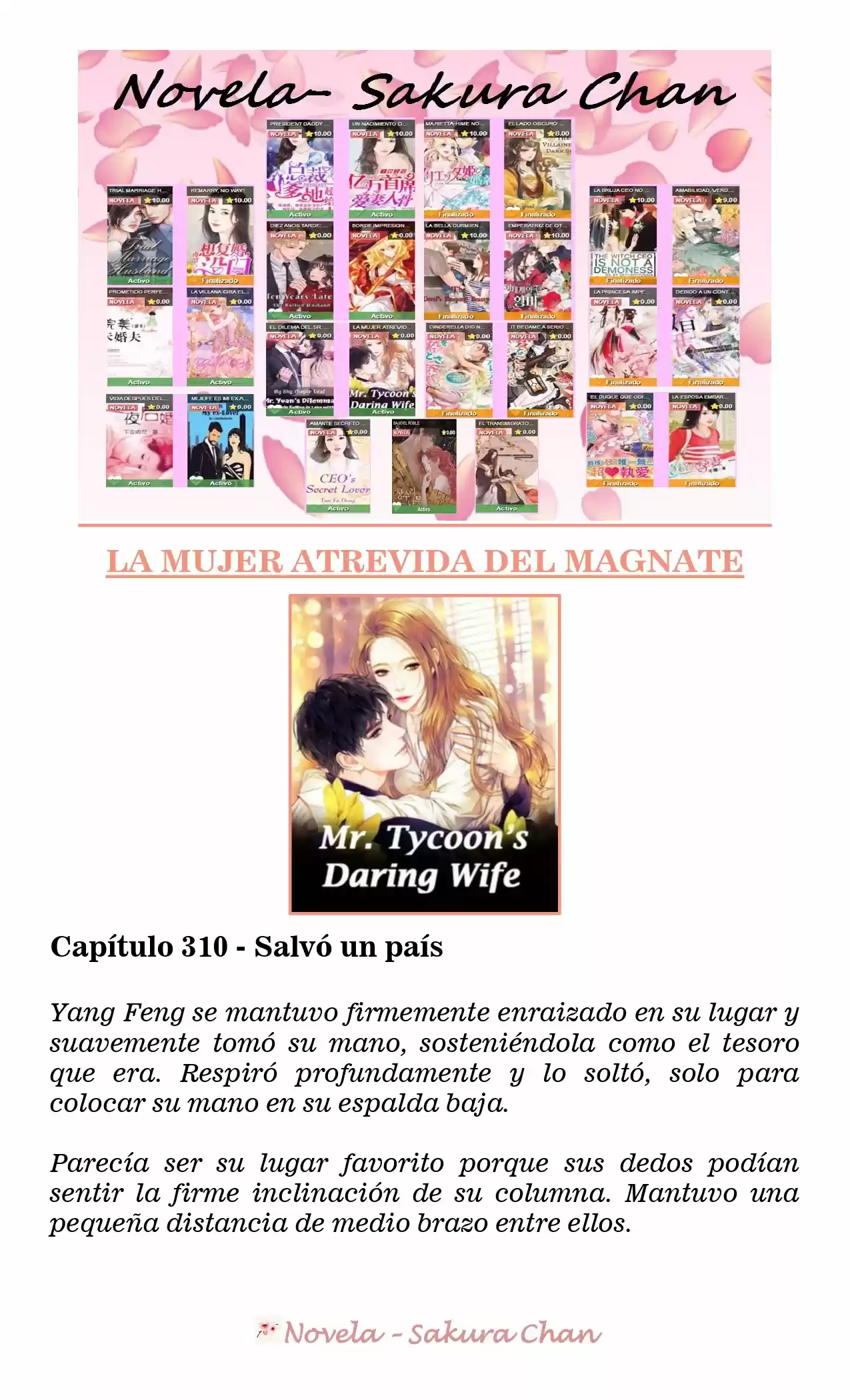La Mujer Atrevida Del Magnate (Novela) - Capítulo 310 - Página 1 - LectorTMOo