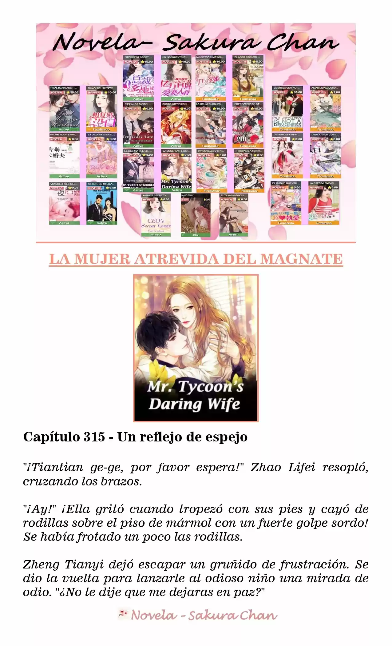 La Mujer Atrevida Del Magnate (Novela) - Capítulo 315 - Página 1 - LectorTMOo