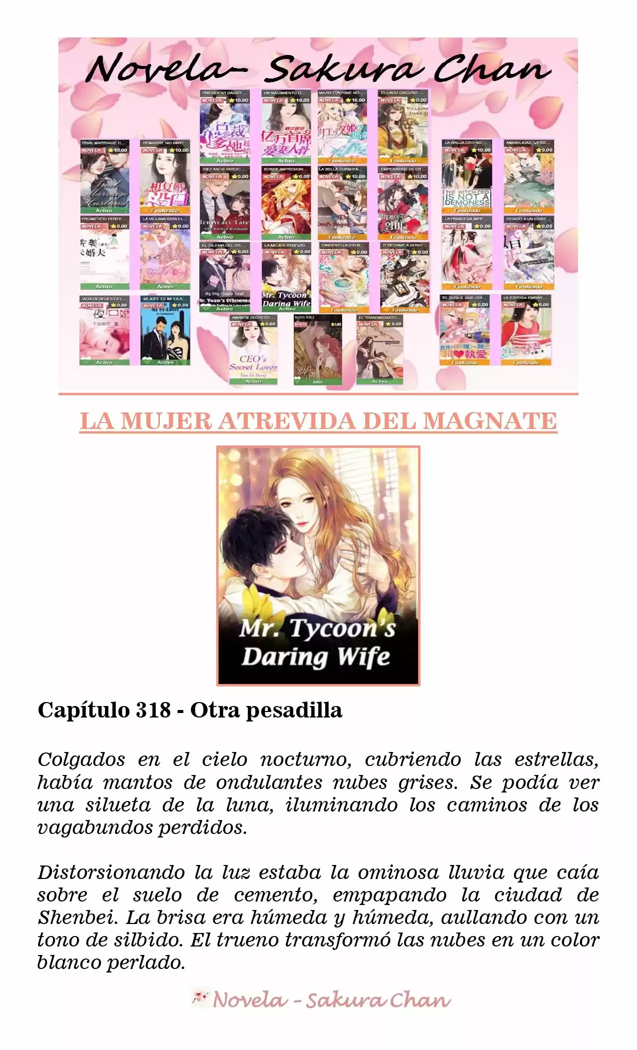 La Mujer Atrevida Del Magnate (Novela) - Capítulo 318 - Página 1 - LectorTMOo