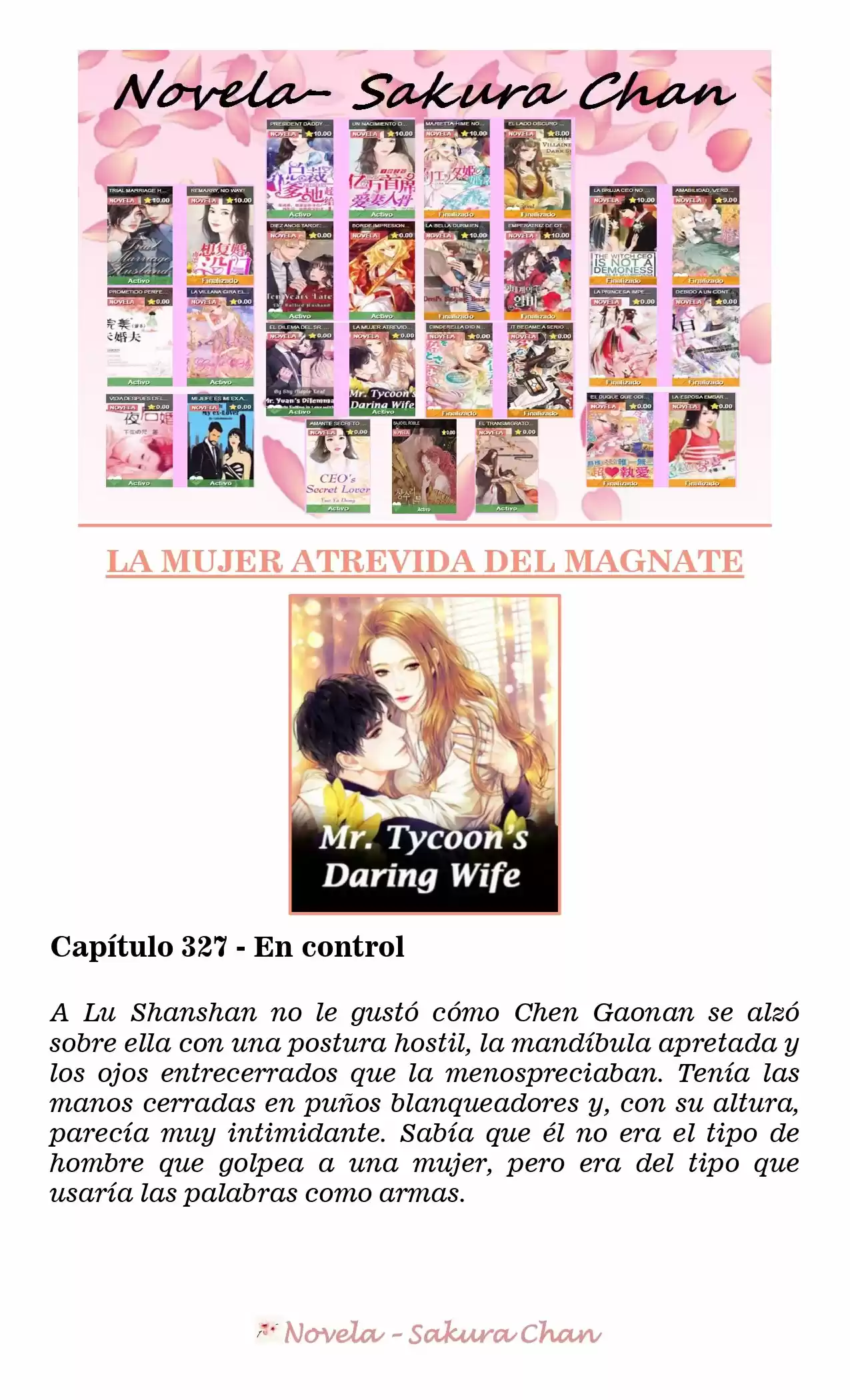 La Mujer Atrevida Del Magnate (Novela) - Capítulo 327 - Página 1 - LectorTMOo