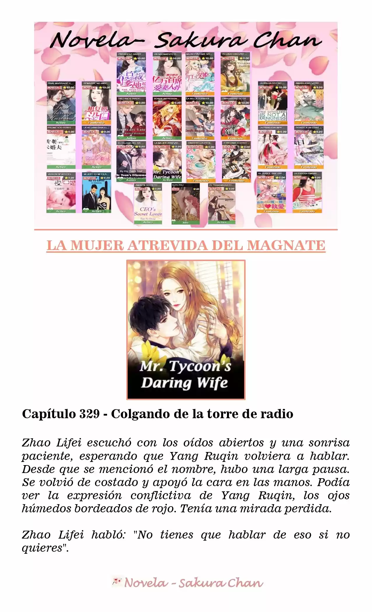 La Mujer Atrevida Del Magnate (Novela) - Capítulo 329 - Página 1 - LectorTMOo