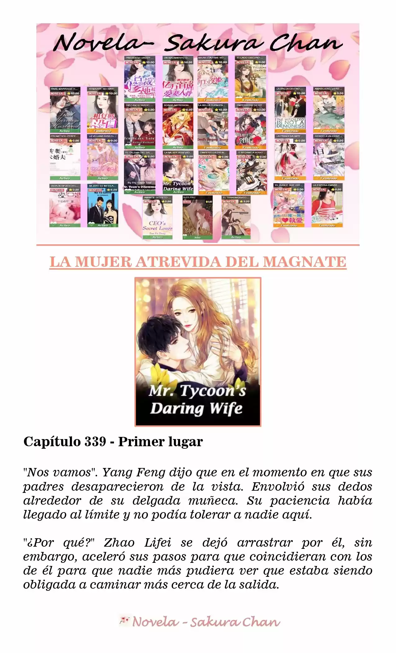 La Mujer Atrevida Del Magnate (Novela) - Capítulo 339 - Página 1 - LectorTMOo
