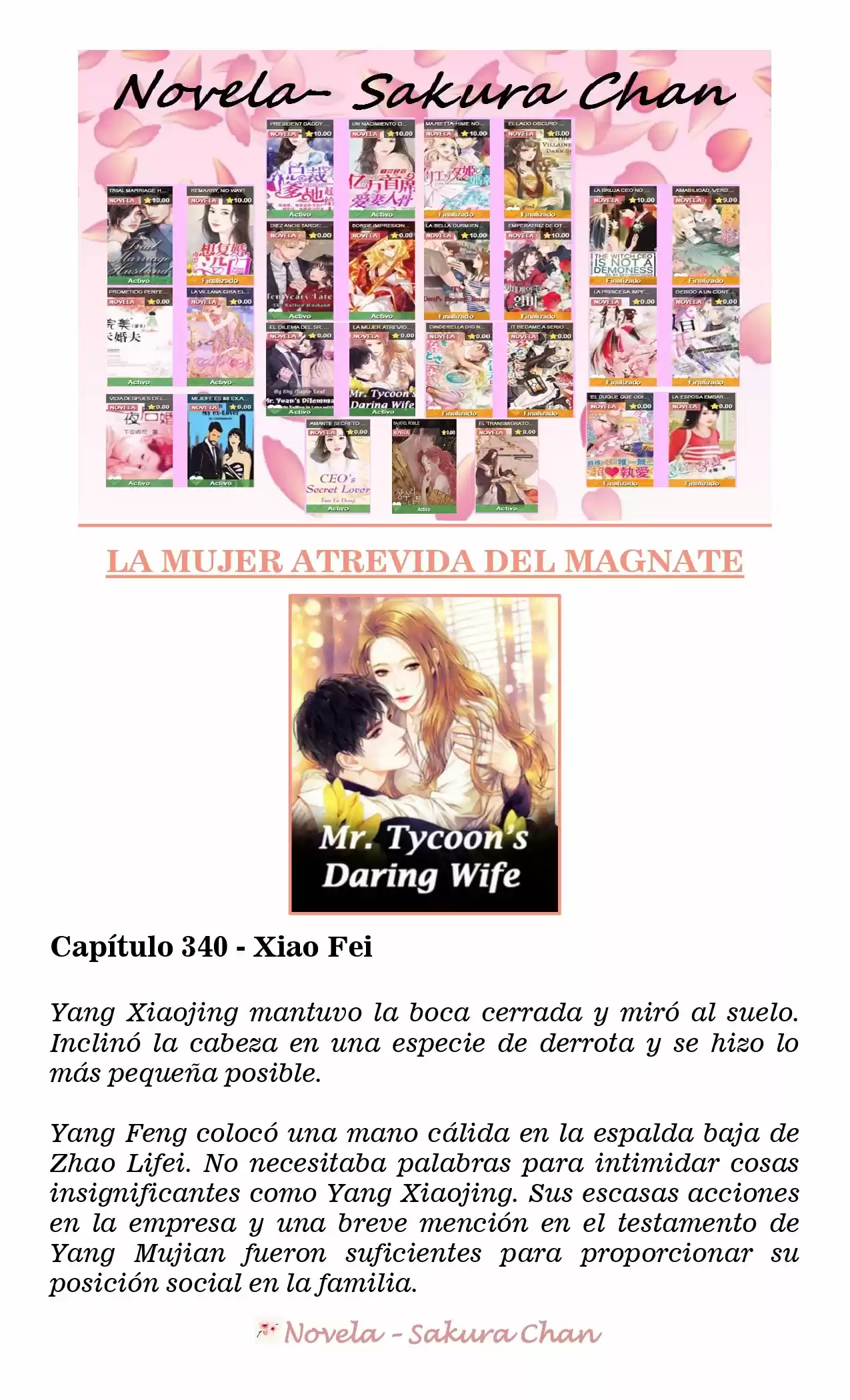 La Mujer Atrevida Del Magnate (Novela) - Capítulo 340 - Página 1 - LectorTMOo