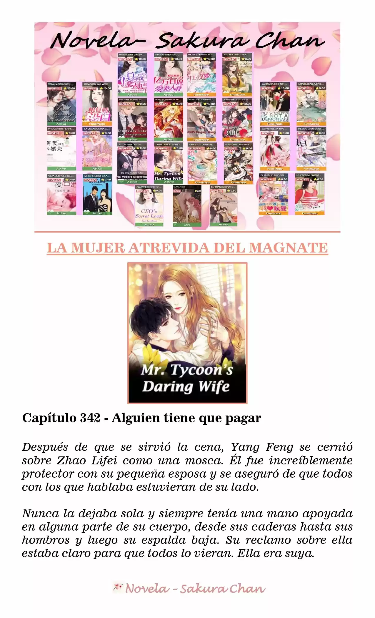 La Mujer Atrevida Del Magnate (Novela) - Capítulo 342 - Página 1 - LectorTMOo