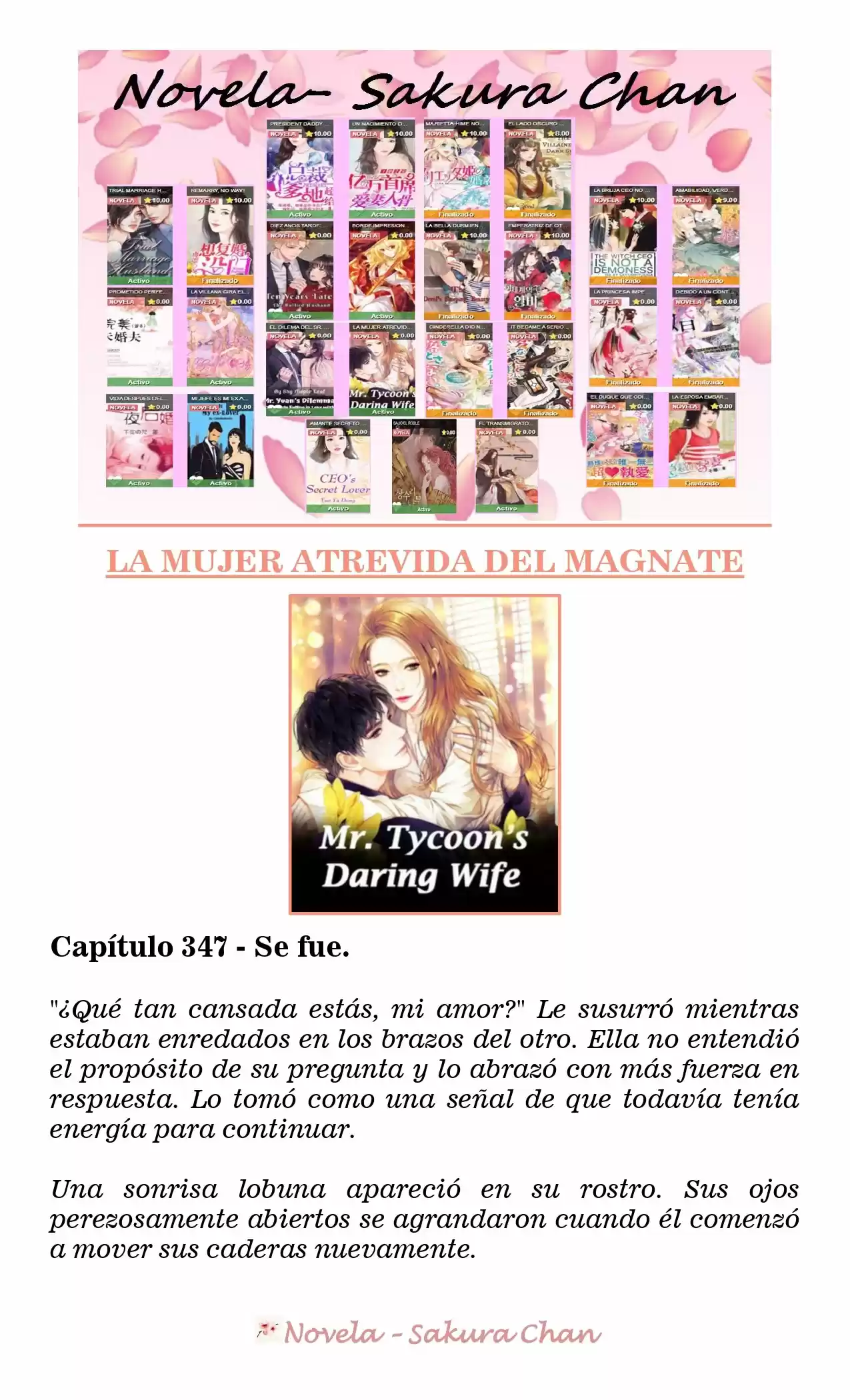 La Mujer Atrevida Del Magnate (Novela) - Capítulo 347 - Página 1 - LectorTMOo