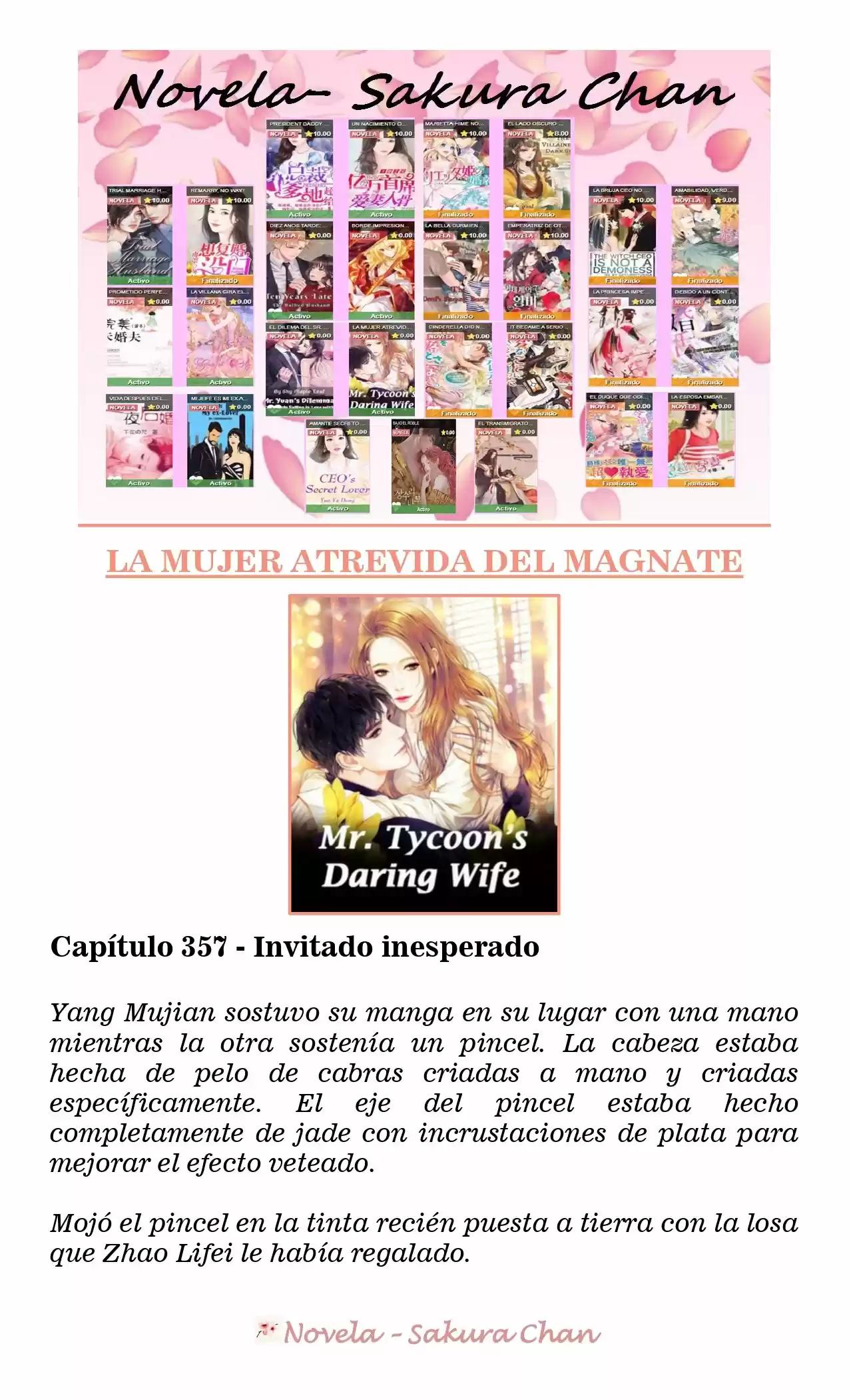 La Mujer Atrevida Del Magnate (Novela) - Capítulo 357 - Página 1 - LectorTMOo