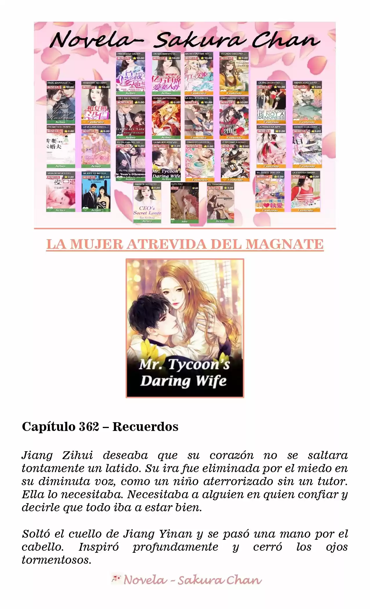 La Mujer Atrevida Del Magnate (Novela) - Capítulo 362 - Página 1 - LectorTMOo