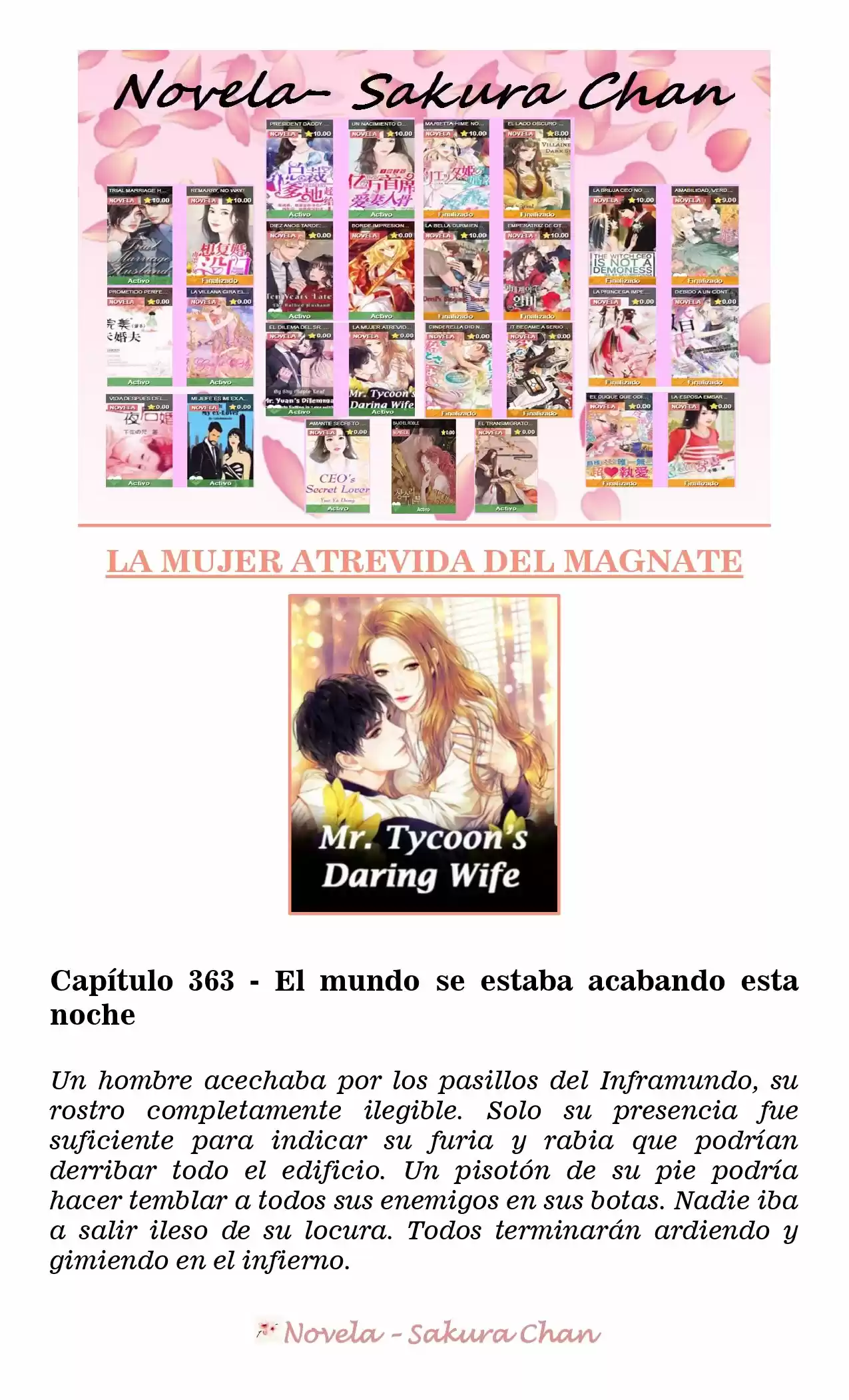 La Mujer Atrevida Del Magnate (Novela) - Capítulo 363 - Página 1 - LectorTMOo
