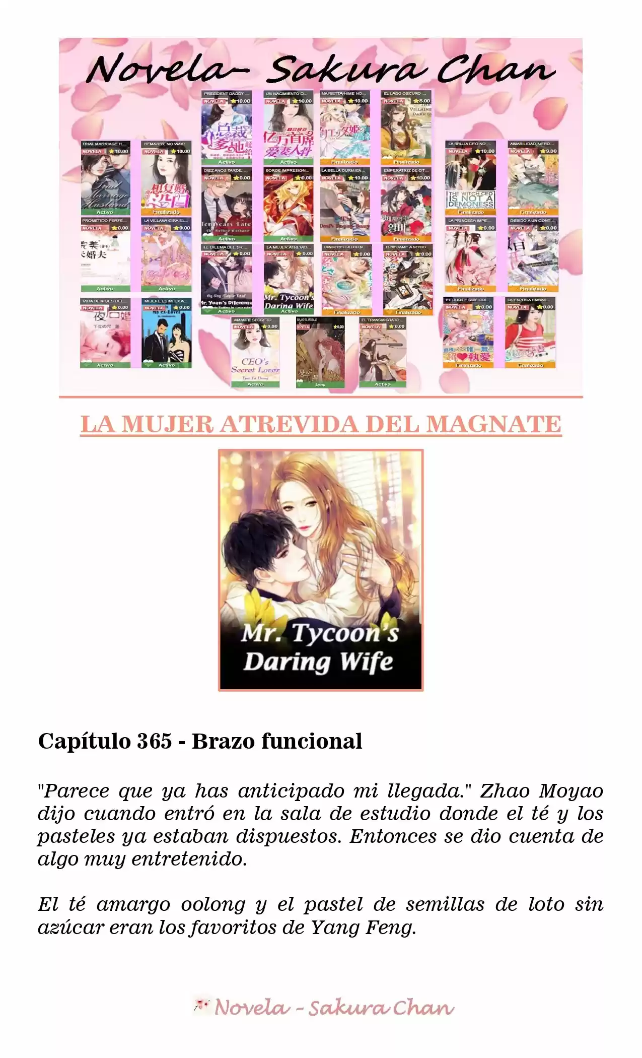 La Mujer Atrevida Del Magnate (Novela) - Capítulo 365 - Página 1 - LectorTMOo