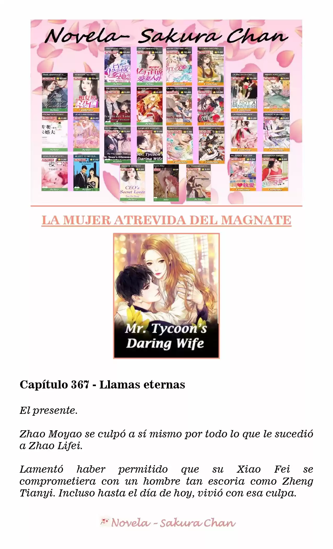 La Mujer Atrevida Del Magnate (Novela) - Capítulo 367 - Página 1 - LectorTMOo