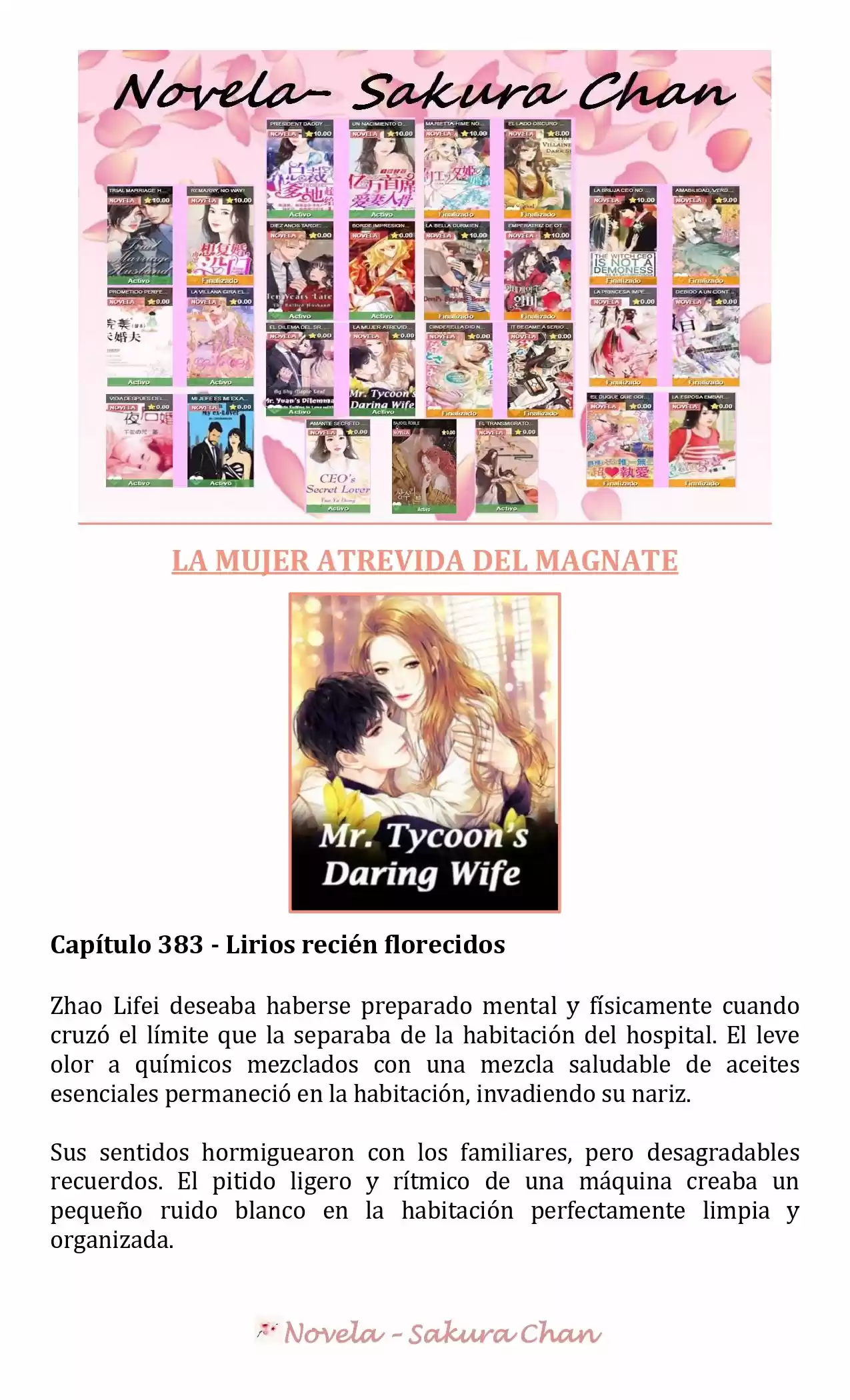 La Mujer Atrevida Del Magnate (Novela) - Capítulo 383 - Página 1 - LectorTMOo