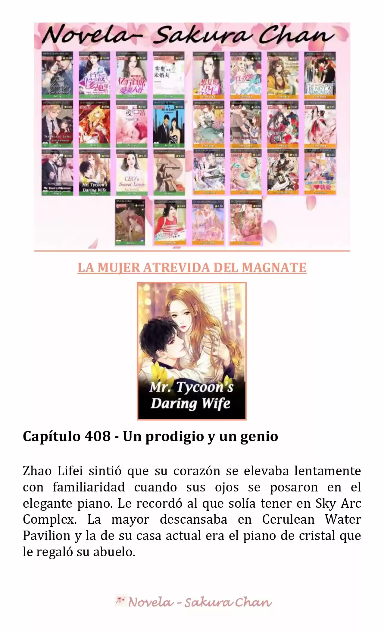 La Mujer Atrevida Del Magnate (Novela) - Capítulo 408 - Página 1 - LectorTMOo