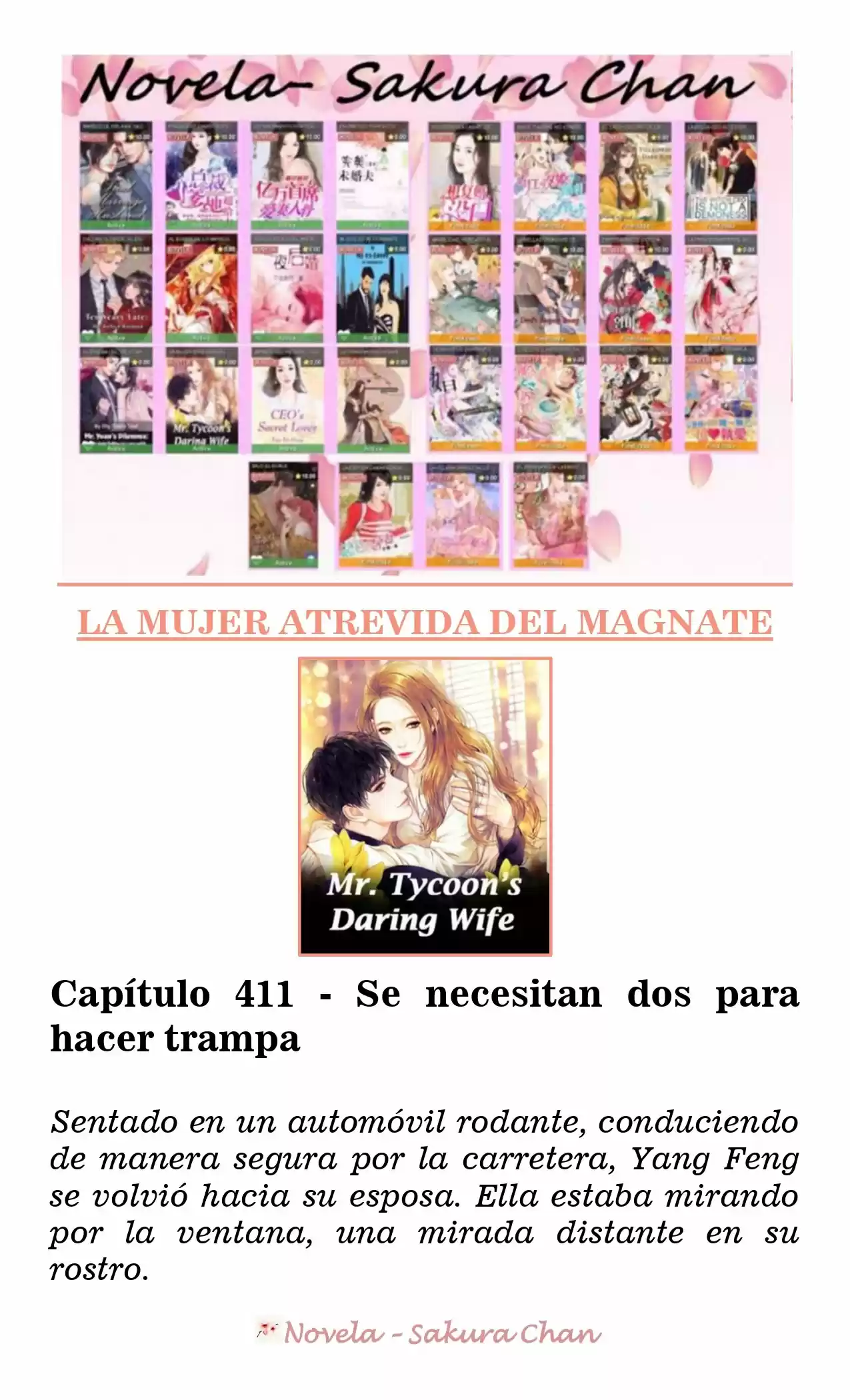 La Mujer Atrevida Del Magnate (Novela) - Capítulo 411 - Página 1 - LectorTMOo