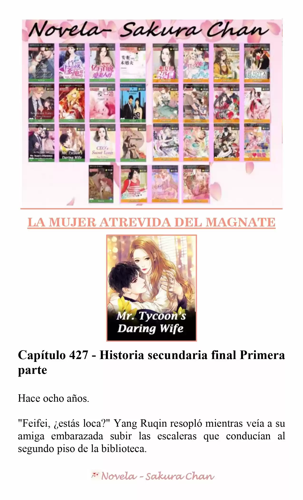 La Mujer Atrevida Del Magnate (Novela) - Capítulo 427 - Página 1 - LectorTMOo