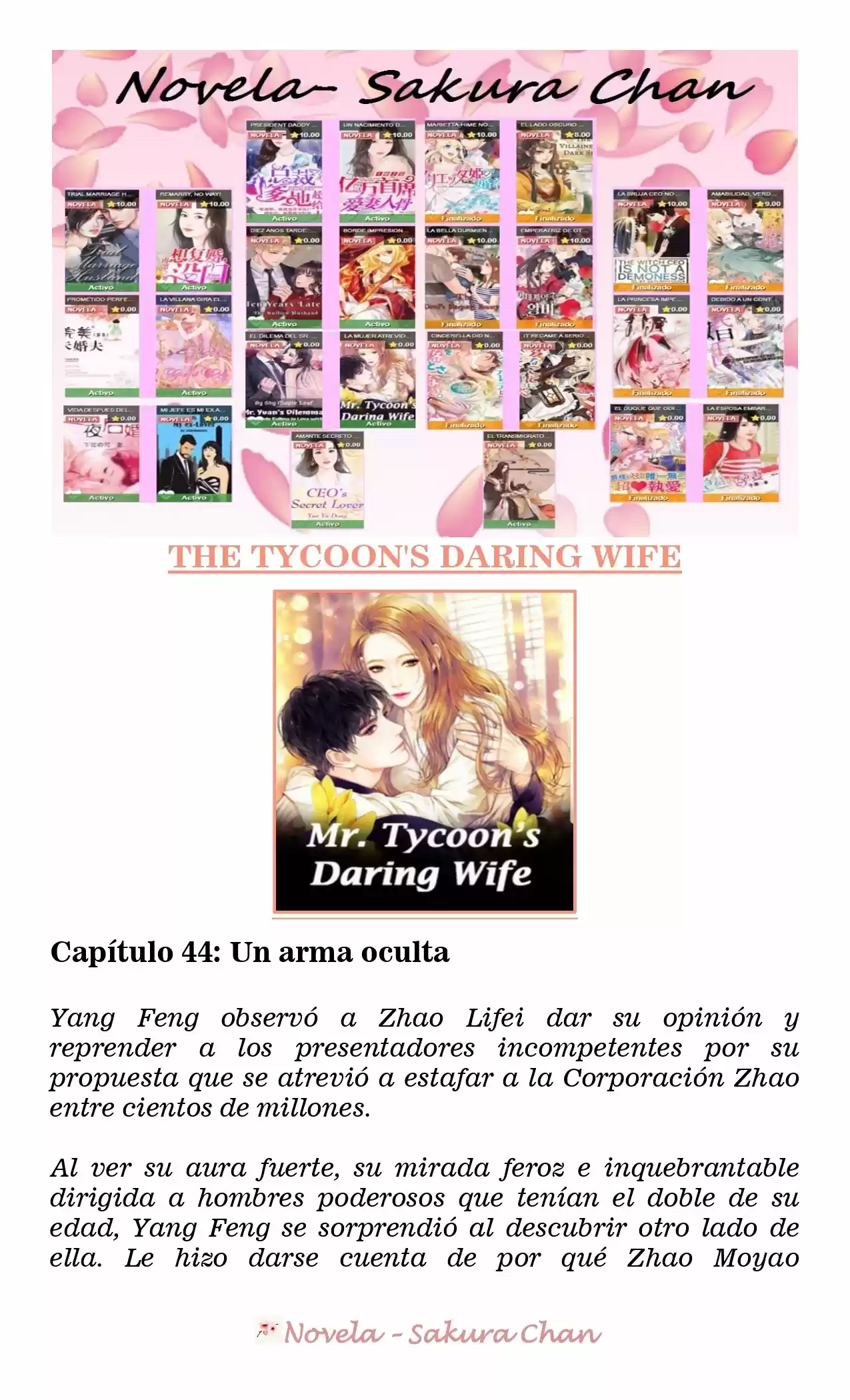 La Mujer Atrevida Del Magnate (Novela) - Capítulo 44 - Página 1 - LectorTMOo