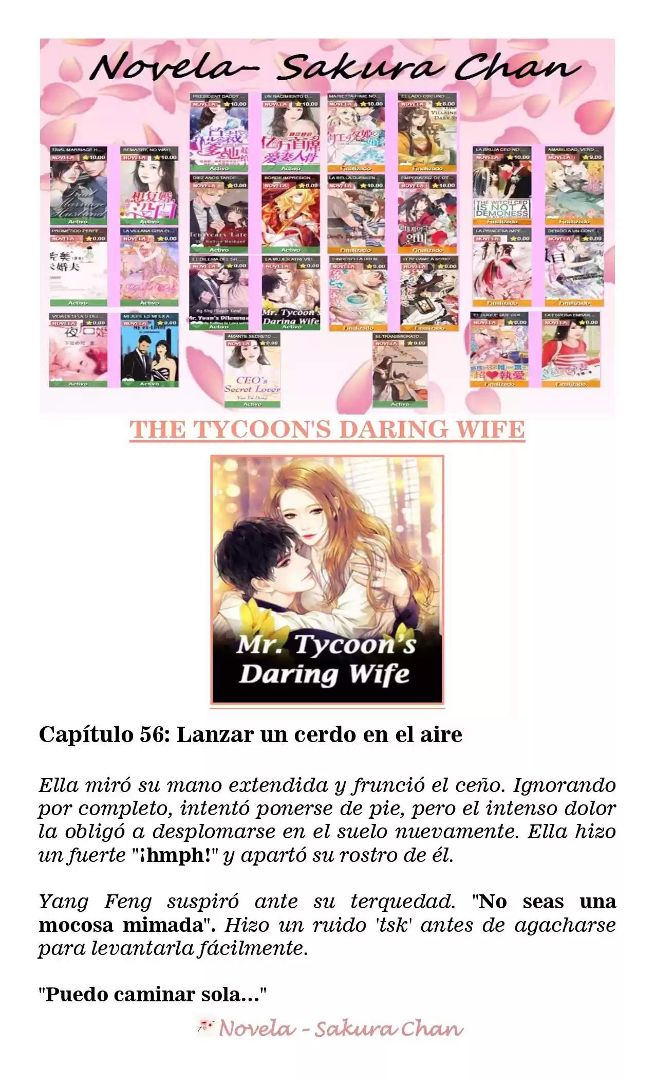 La Mujer Atrevida Del Magnate (Novela) - Capítulo 56 - Página 1 - LectorTMOo