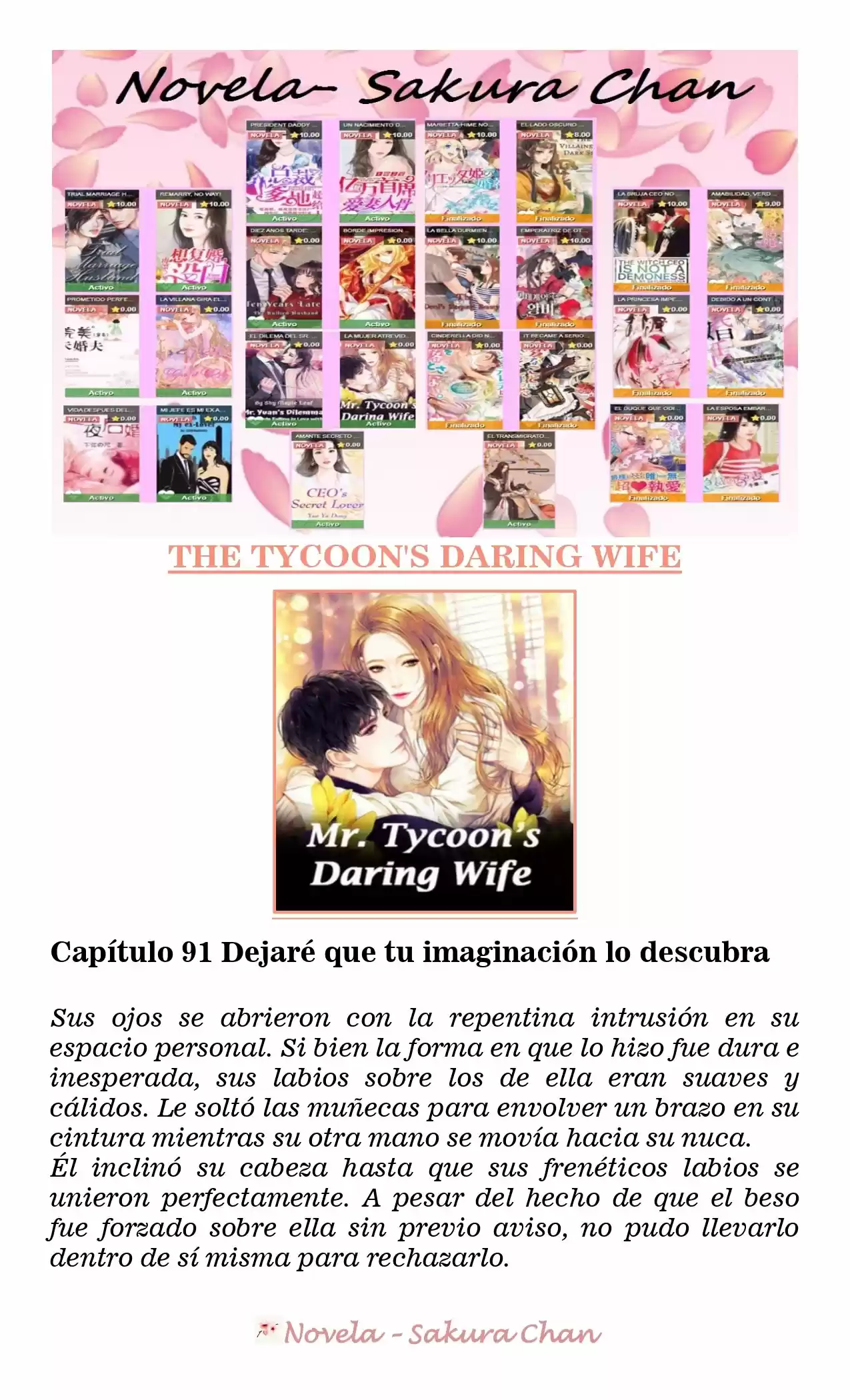 La Mujer Atrevida Del Magnate (Novela) - Capítulo 91 - Página 1 - LectorTMOo