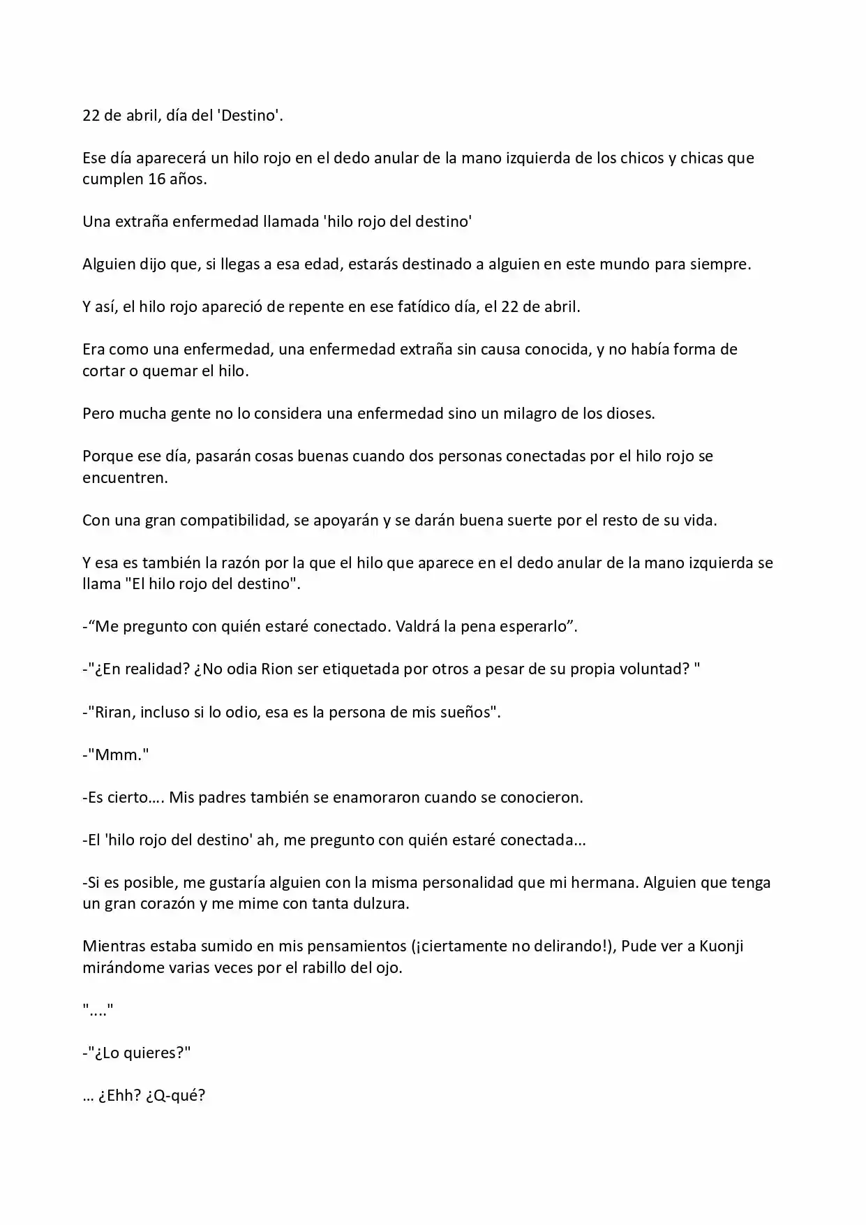 La Mujer Conectada A Mi Hilo Rojo Del Destino Es Mi Enemigo Natural (NL) (Novela) - Capítulo - Página 6 - LectorTMOo
