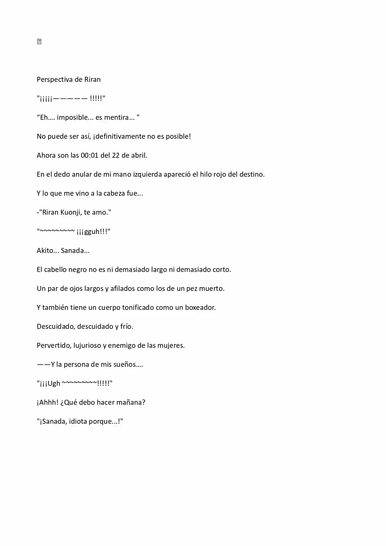 La Mujer Conectada A Mi Hilo Rojo Del Destino Es Mi Enemigo Natural (NL) (Novela) - Capítulo - Página 11 - LectorTMOo