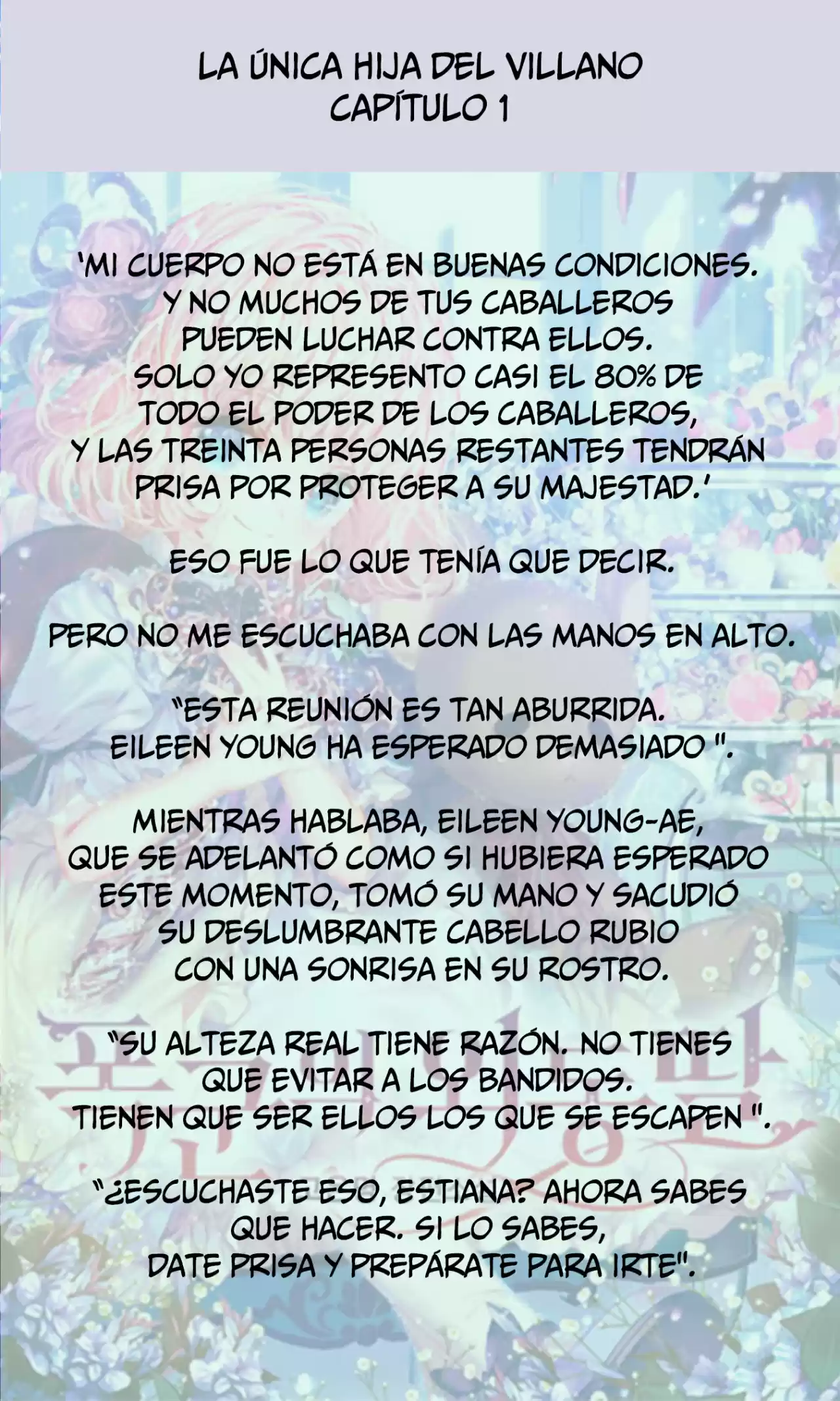La única Hija Del Tirano (Novela) - Capítulo 1 - Página 8 - LectorTMOo