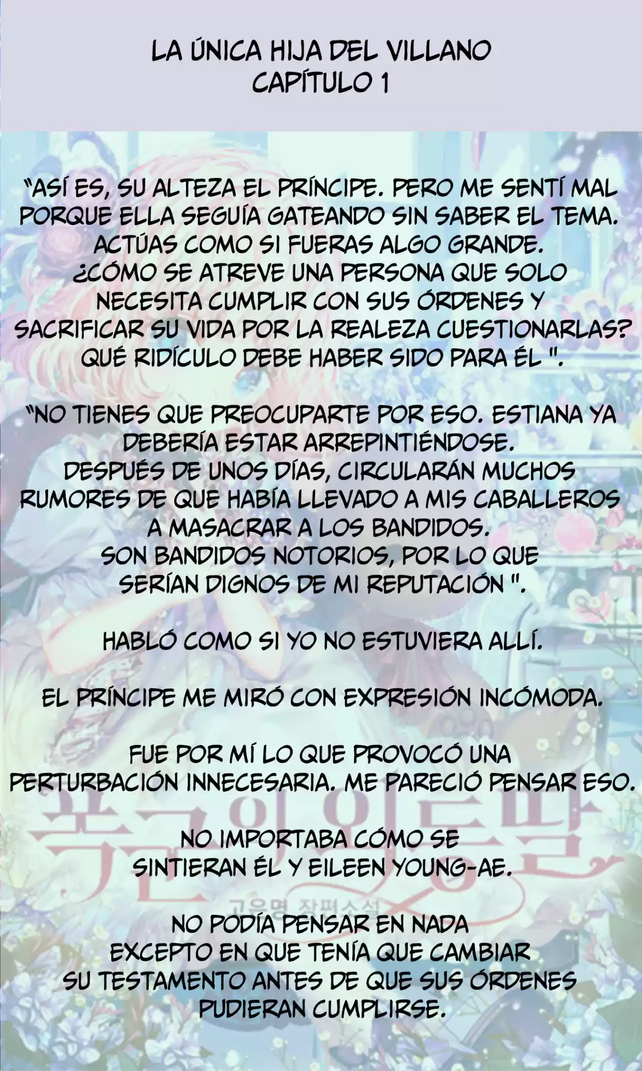 La única Hija Del Tirano (Novela) - Capítulo 1 - Página 11 - LectorTMOo