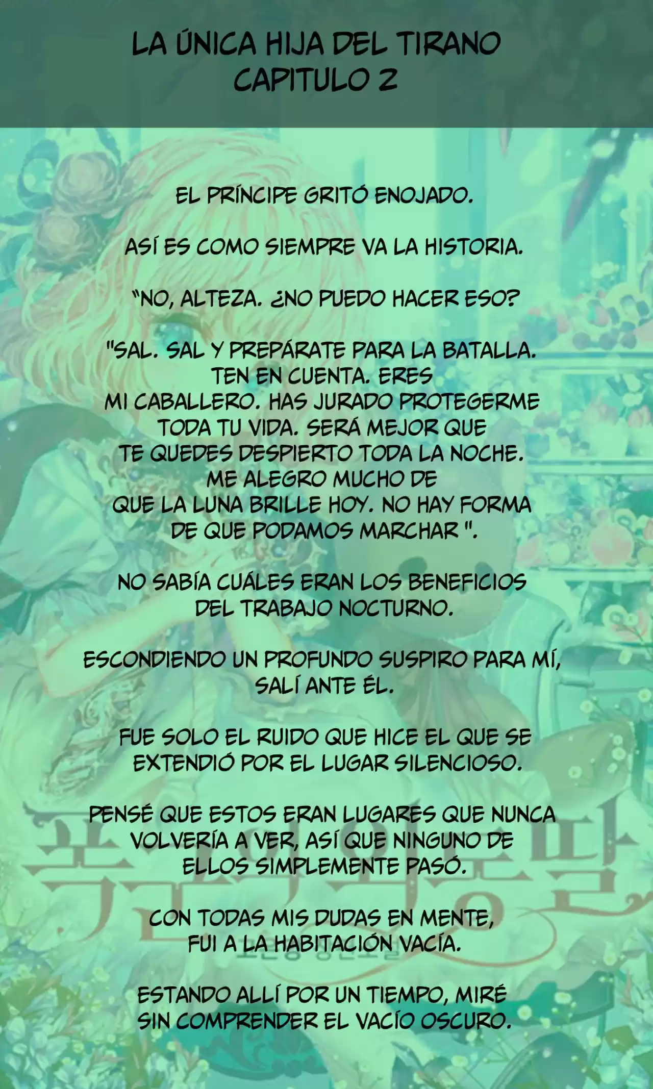 La única Hija Del Tirano (Novela) - Capítulo 2 - Página 3 - LectorTMOo