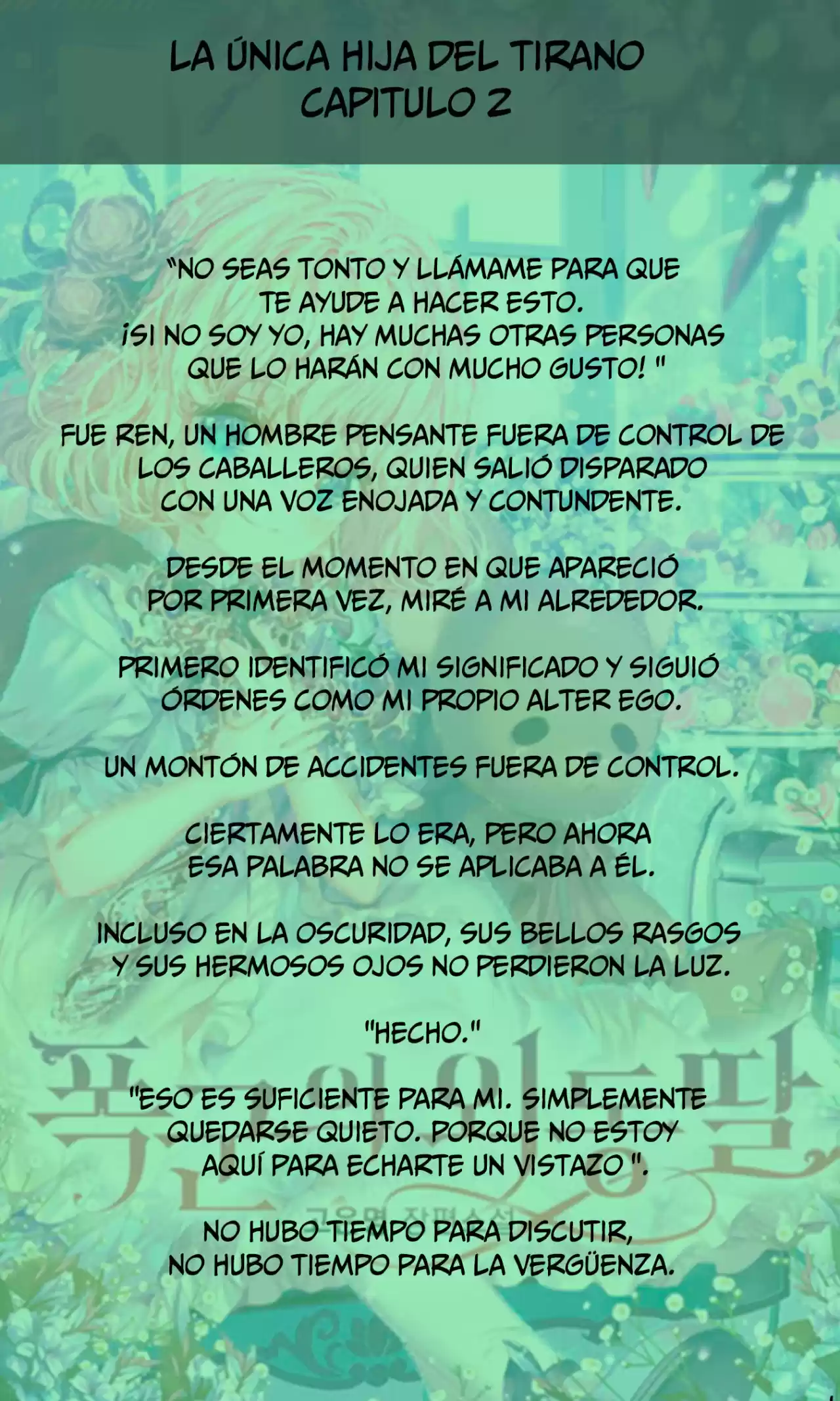La única Hija Del Tirano (Novela) - Capítulo 2 - Página 8 - LectorTMOo