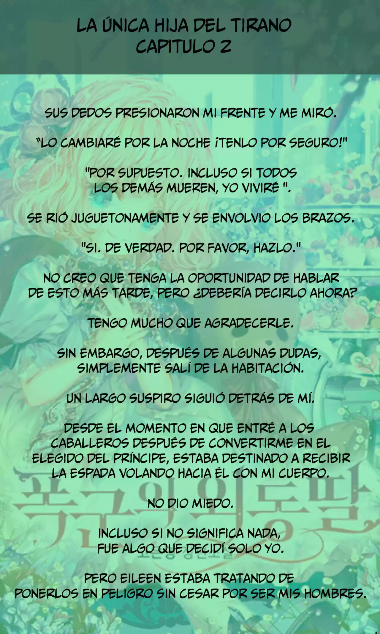 La única Hija Del Tirano (Novela) - Capítulo 2 - Página 11 - LectorTMOo