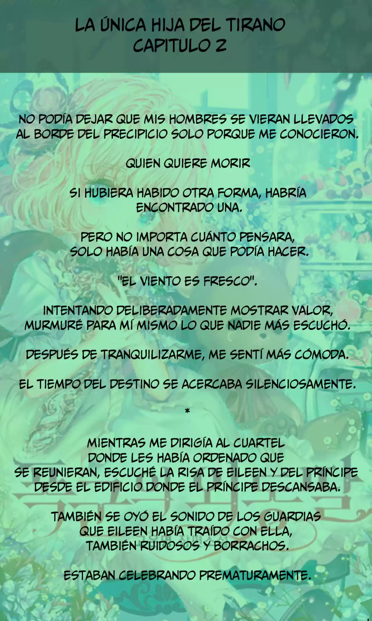 La única Hija Del Tirano (Novela) - Capítulo 2 - Página 12 - LectorTMOo