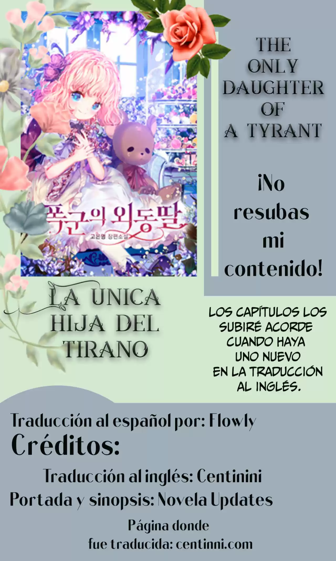 La única Hija Del Tirano (Novela) - Capítulo 3 - Página 1 - LectorTMOo