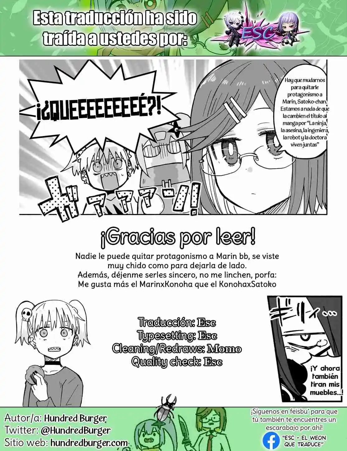 La Ninja Y La Asesina Viven Juntas - Capítulo 28 - Página 17 - LectorTMOo