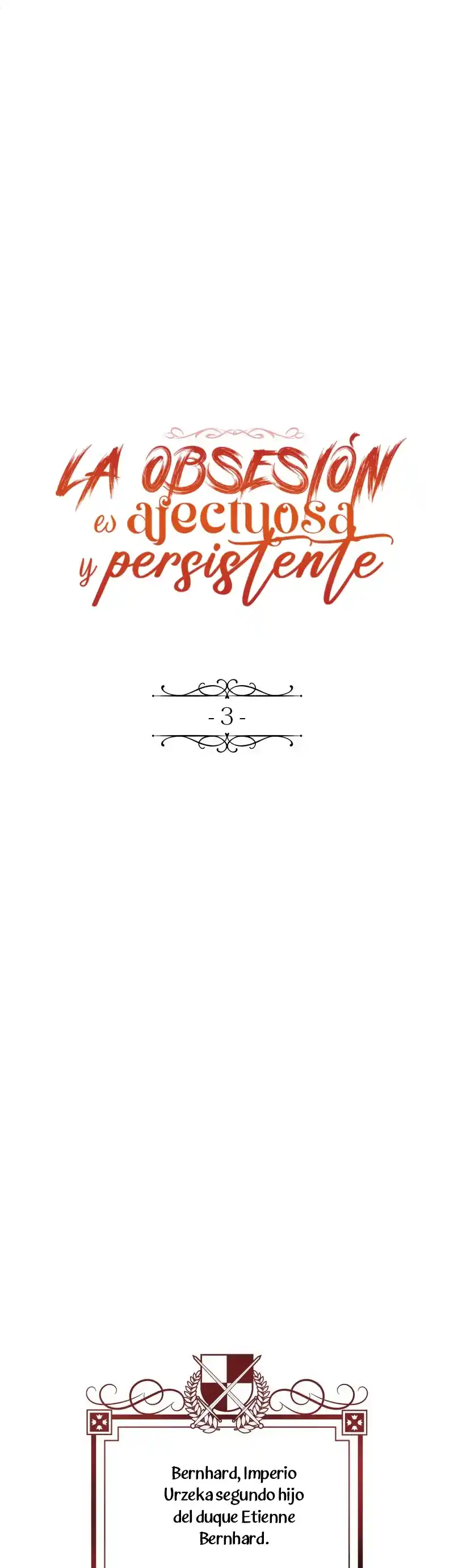 La Obsesión Es Afectuosa Y Persistente - Capítulo 3 - Página 15 - LectorTMOo