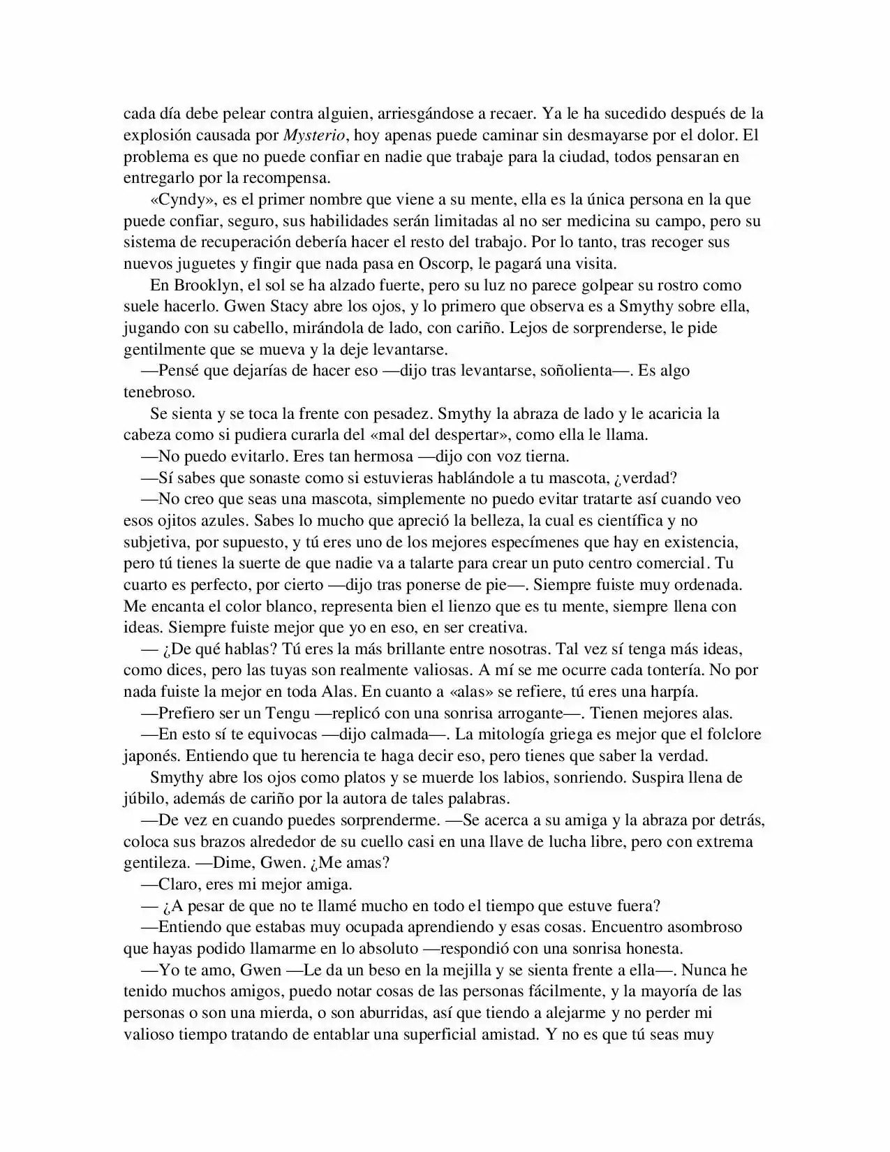La Octava Maravilla: Spider-Man. (Novela) - Capítulo 11 - Página 2 - LectorTMOo