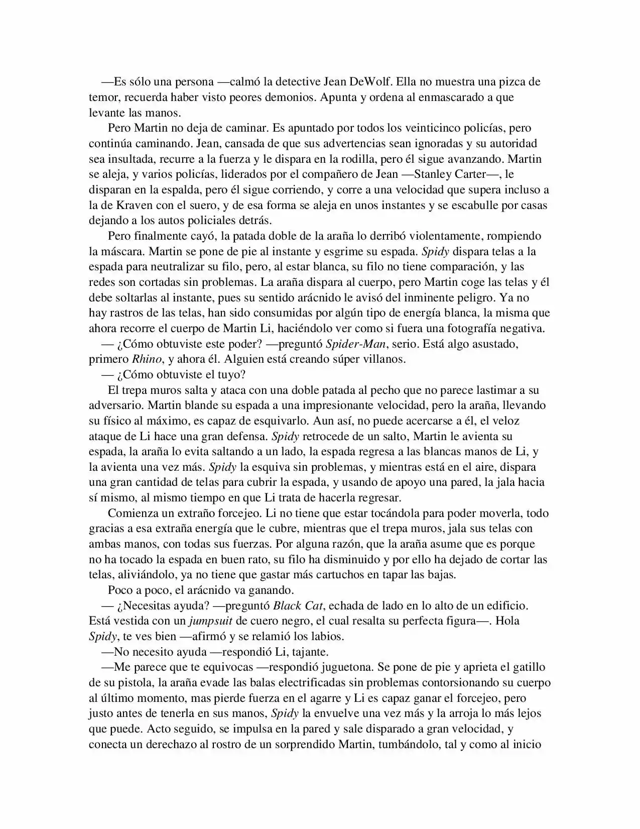 La Octava Maravilla: Spider-Man. (Novela) - Capítulo 14 - Página 3 - LectorTMOo