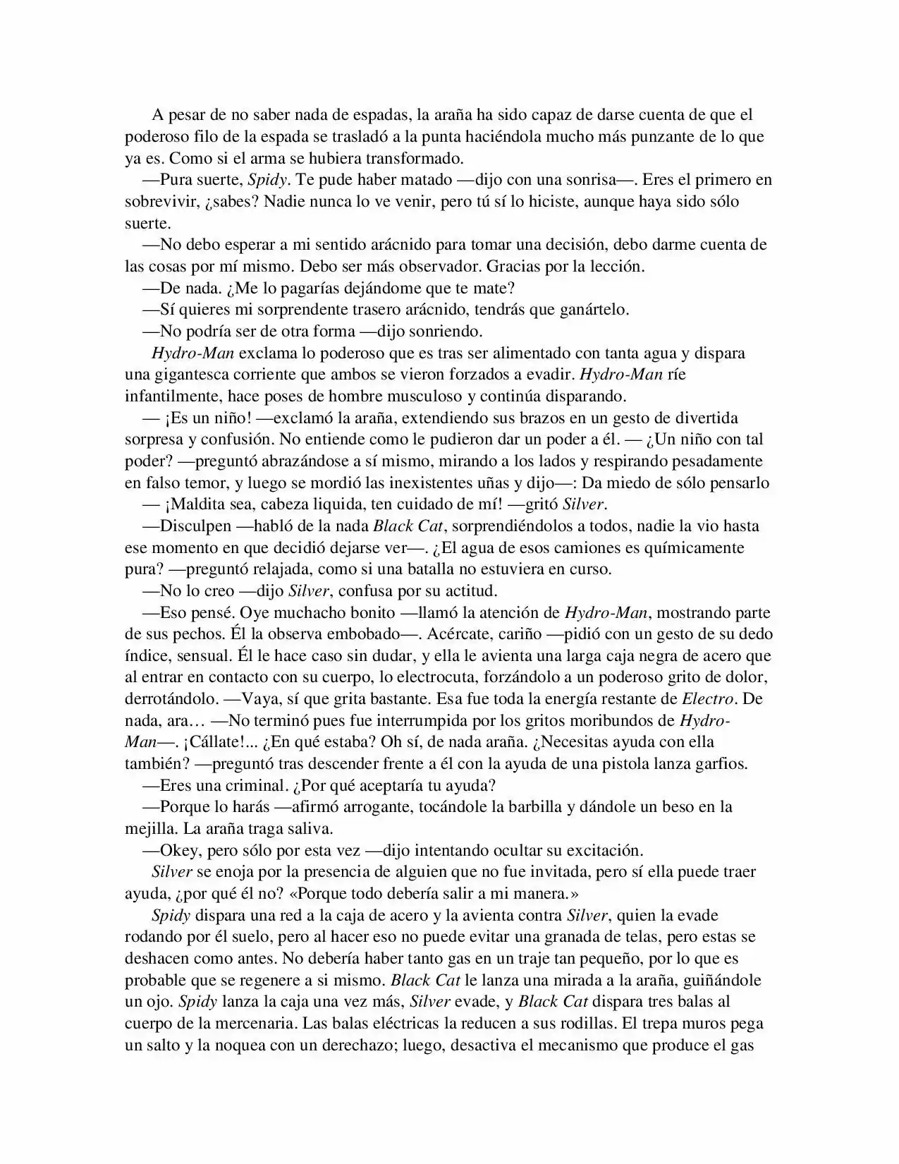 La Octava Maravilla: Spider-Man. (Novela) - Capítulo 15 - Página 9 - LectorTMOo