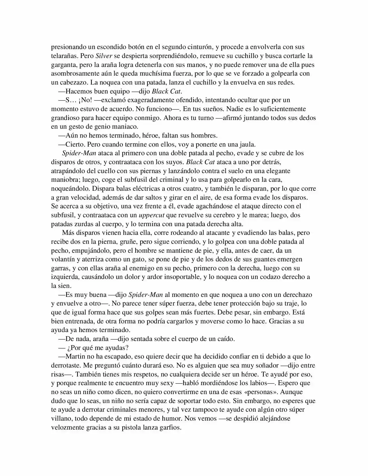 La Octava Maravilla: Spider-Man. (Novela) - Capítulo 15 - Página 10 - LectorTMOo