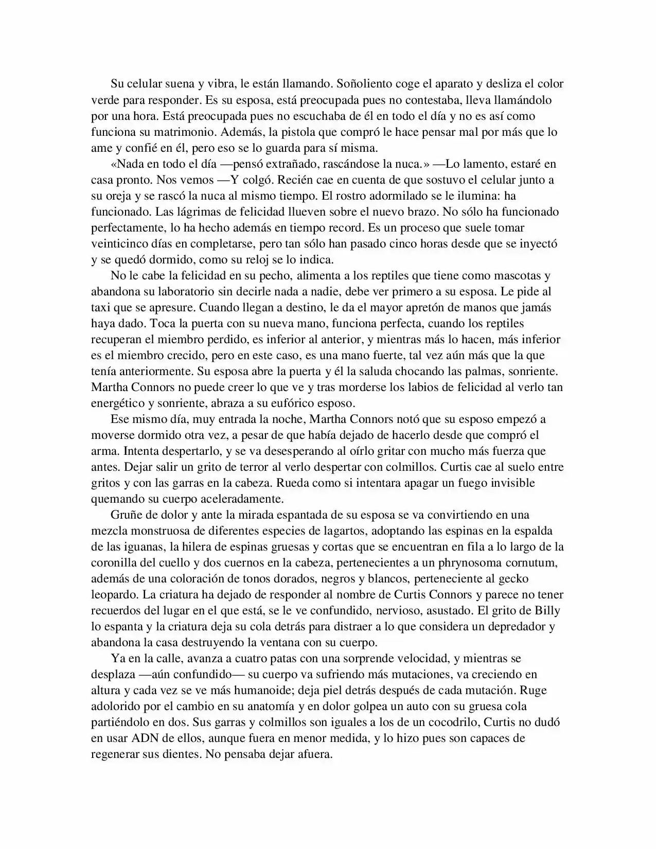 La Octava Maravilla: Spider-Man. (Novela) - Capítulo 18 - Página 4 - LectorTMOo