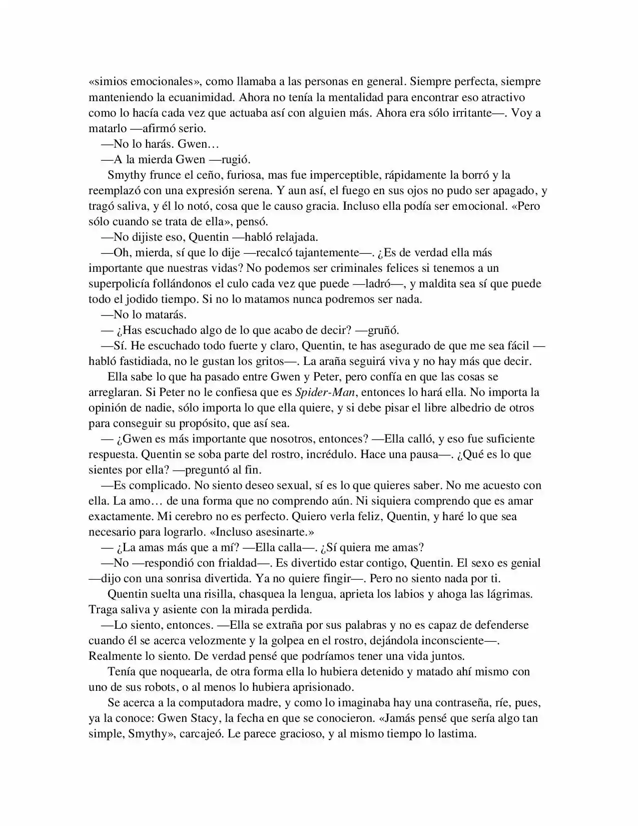 La Octava Maravilla: Spider-Man. (Novela) - Capítulo 19 - Página 3 - LectorTMOo