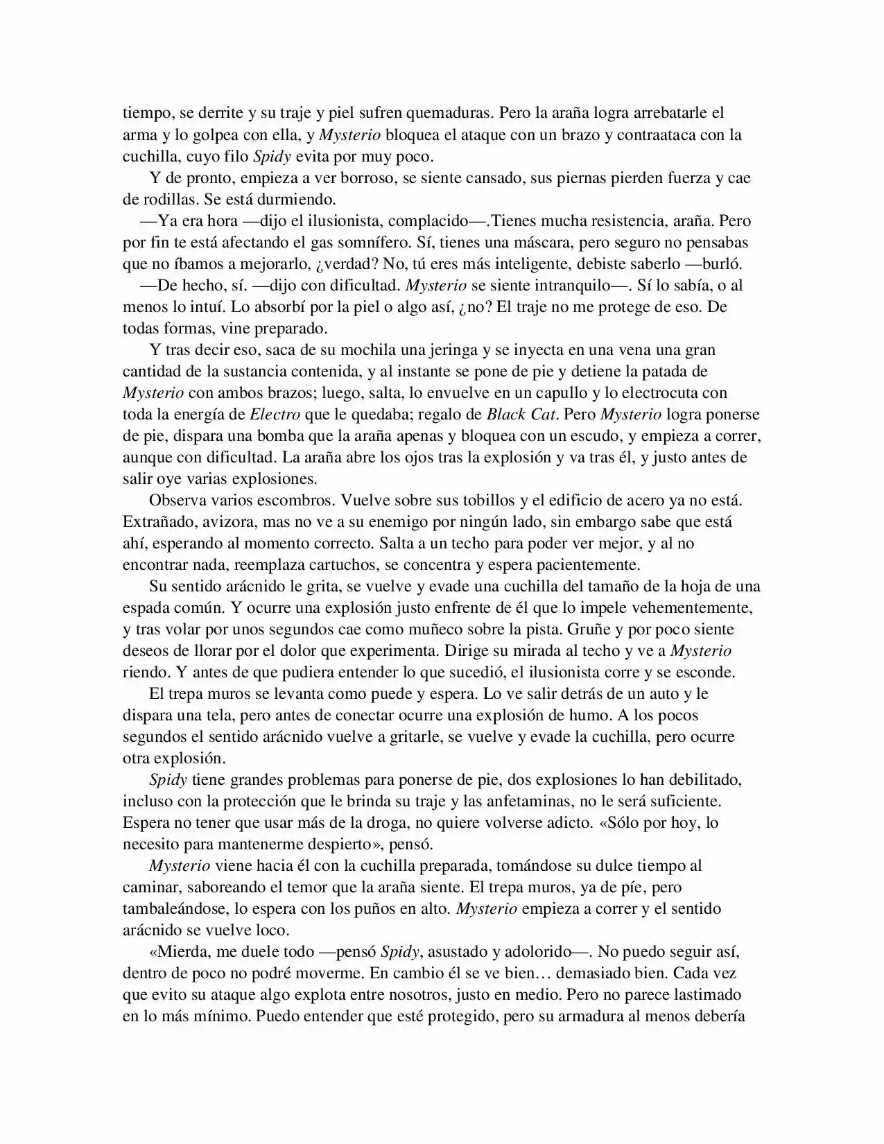 La Octava Maravilla: Spider-Man. (Novela) - Capítulo 19 - Página 7 - LectorTMOo