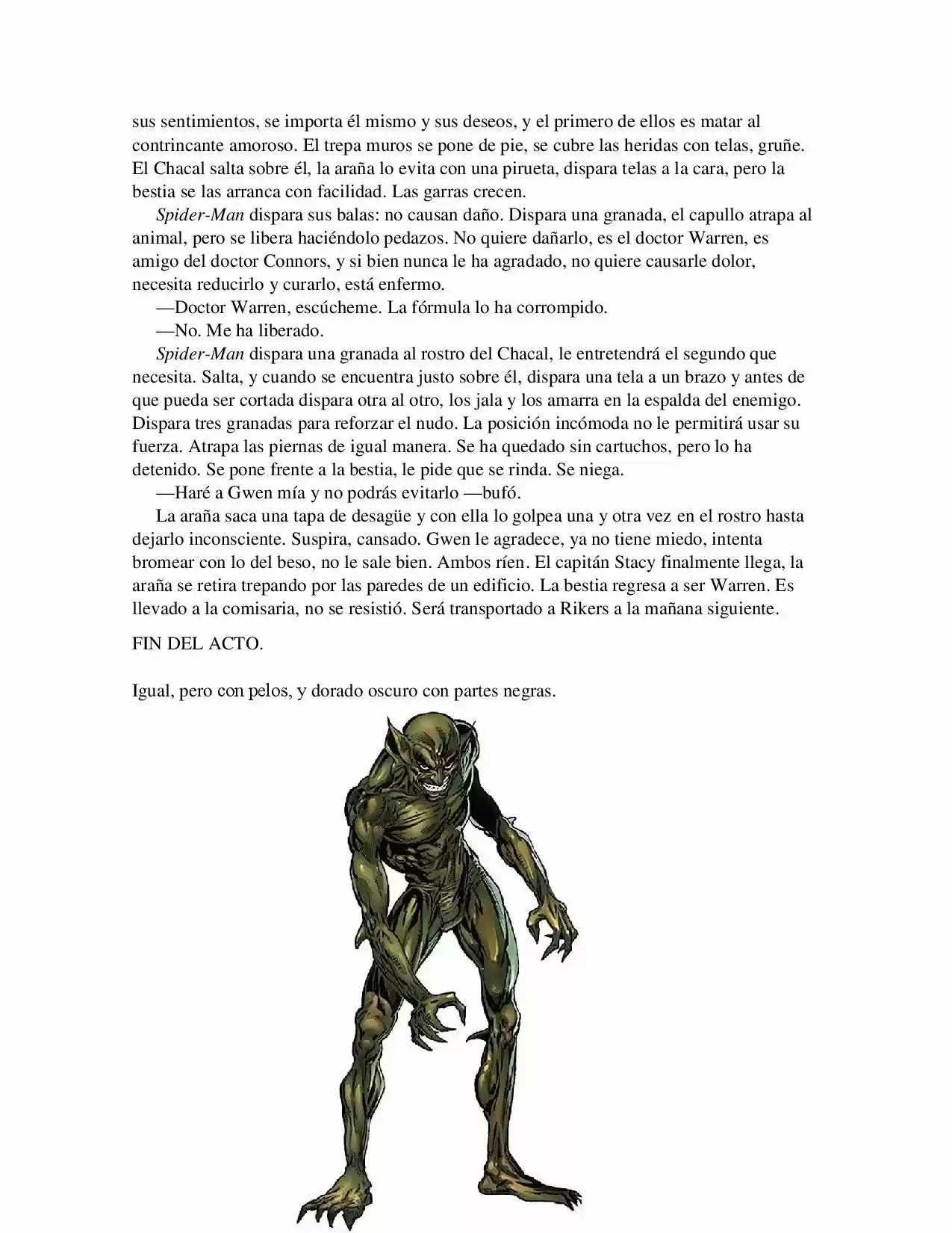 La Octava Maravilla: Spider-Man. (Novela) - Capítulo 21 - Página 8 - LectorTMOo