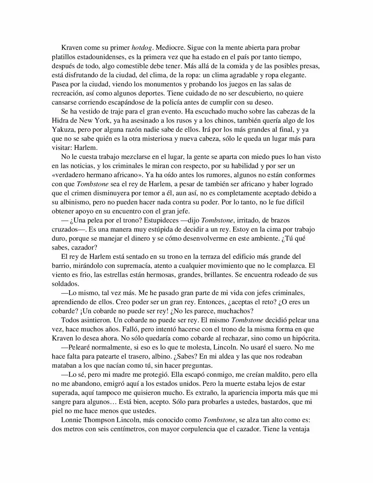 La Octava Maravilla: Spider-Man. (Novela) - Capítulo 22 - Página 3 - LectorTMOo