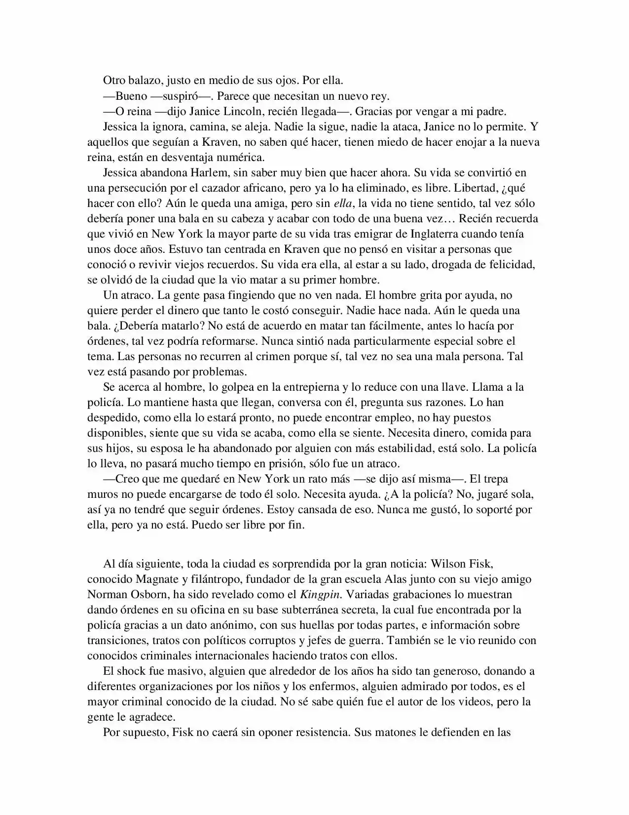 La Octava Maravilla: Spider-Man. (Novela) - Capítulo 22 - Página 6 - LectorTMOo