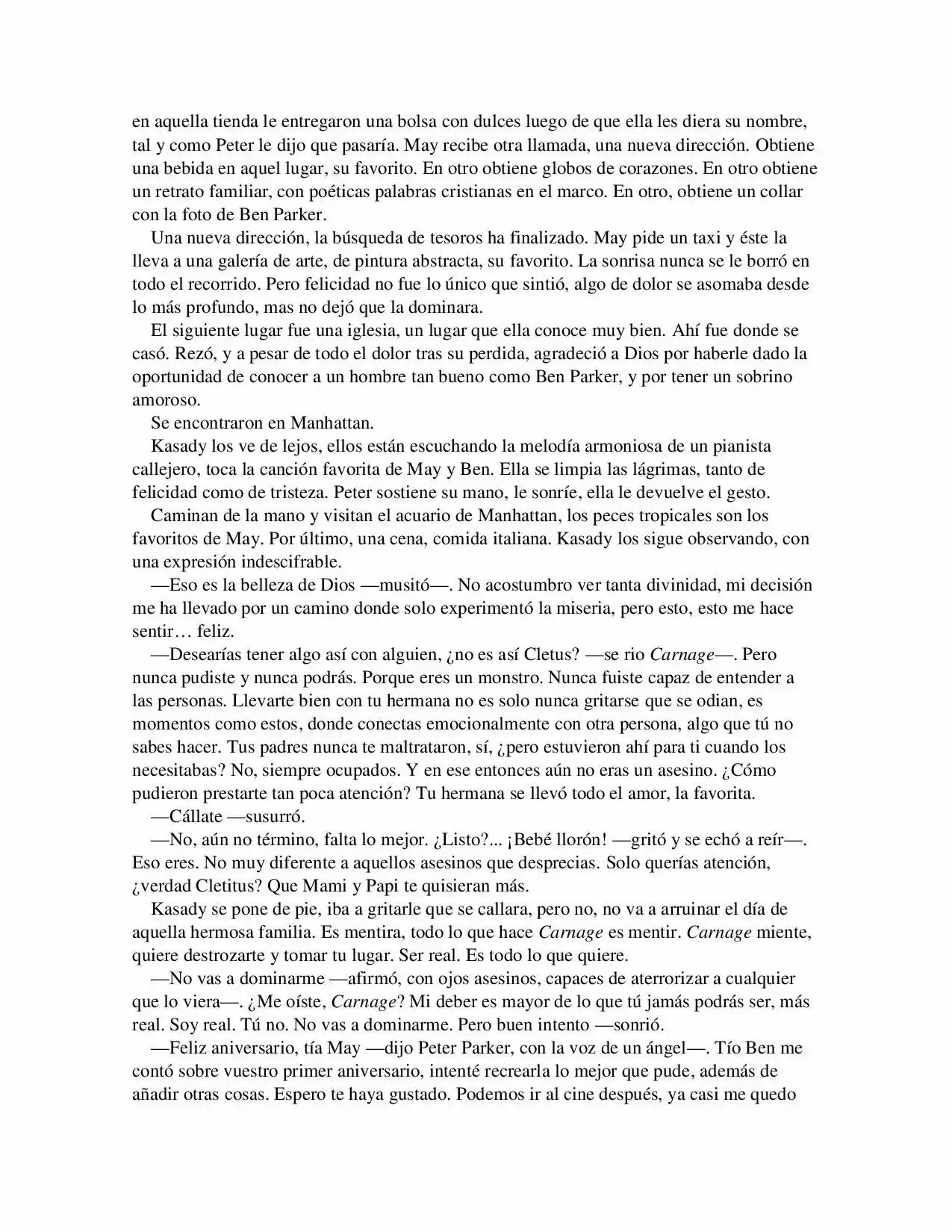 La Octava Maravilla: Spider-Man. (Novela) - Capítulo 24 - Página 7 - LectorTMOo