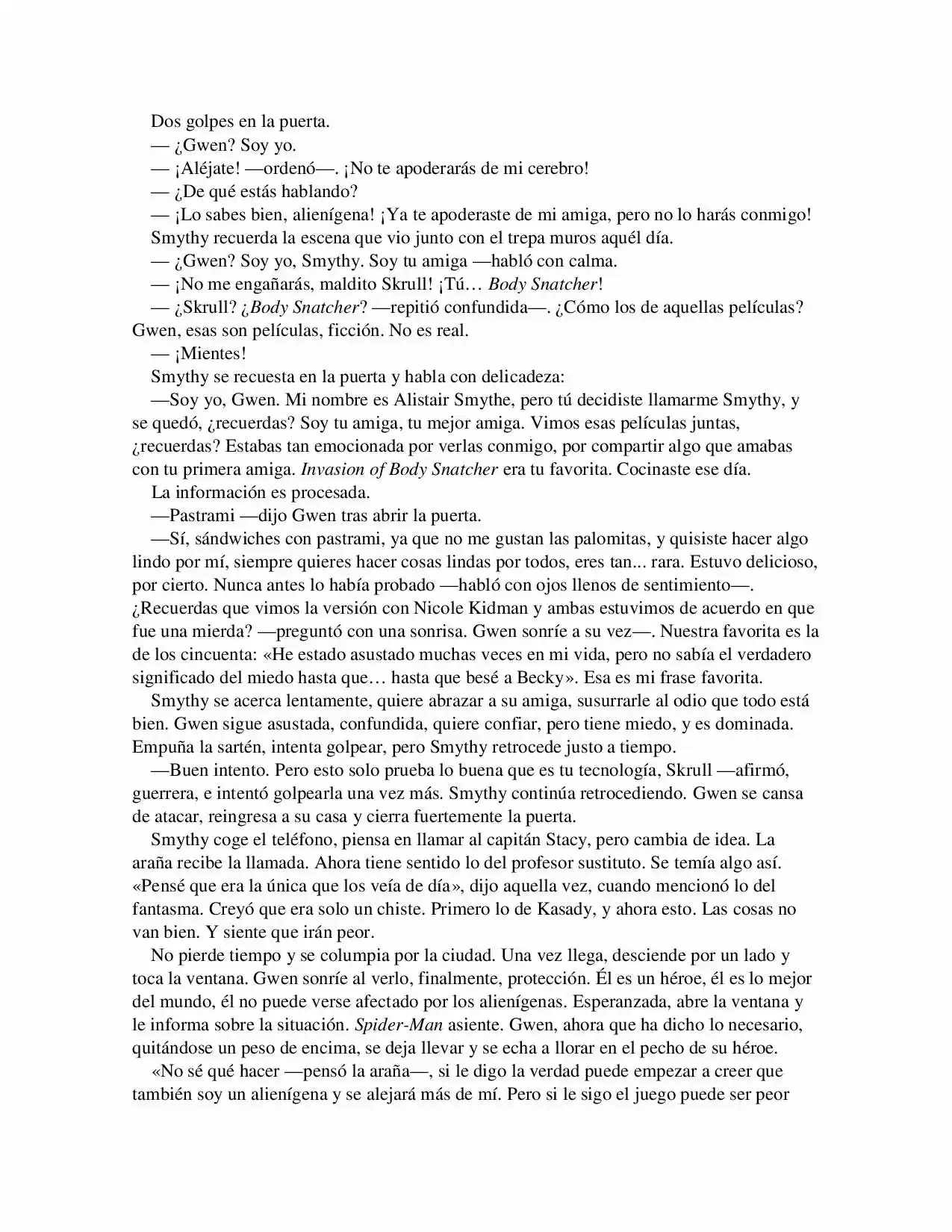 La Octava Maravilla: Spider-Man. (Novela) - Capítulo 25 - Página 3 - LectorTMOo