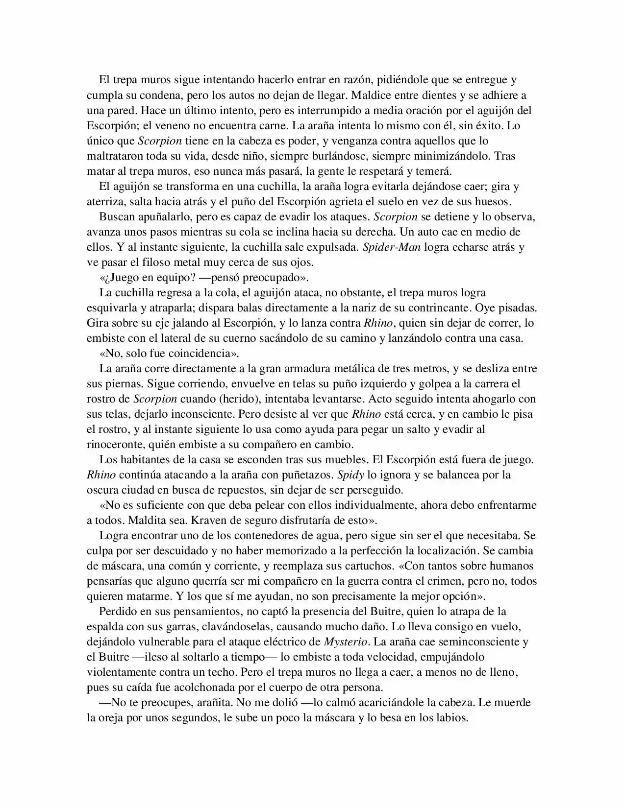 La Octava Maravilla: Spider-Man. (Novela) - Capítulo 26 - Página 2 - LectorTMOo