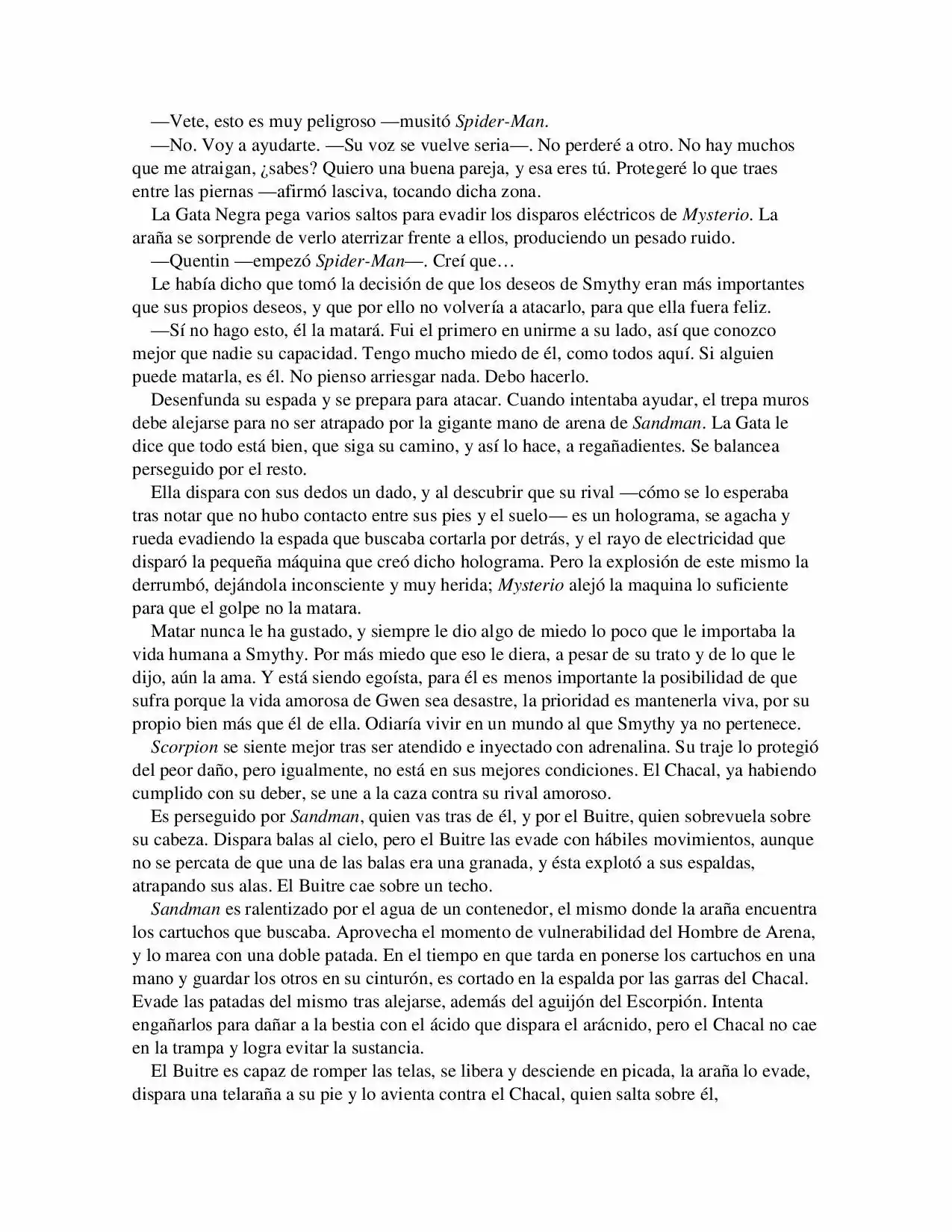 La Octava Maravilla: Spider-Man. (Novela) - Capítulo 26 - Página 3 - LectorTMOo