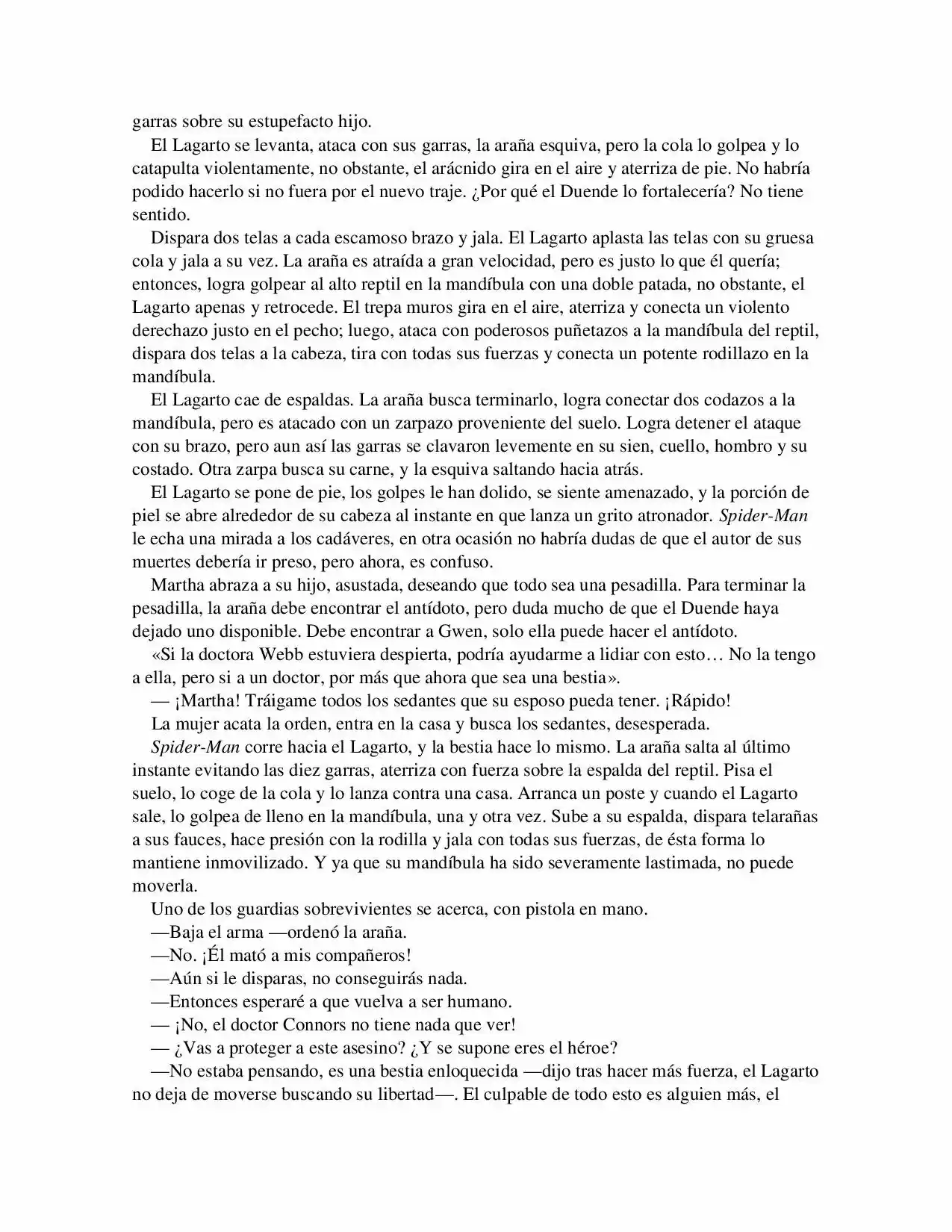 La Octava Maravilla: Spider-Man. (Novela) - Capítulo 27 - Página 3 - LectorTMOo