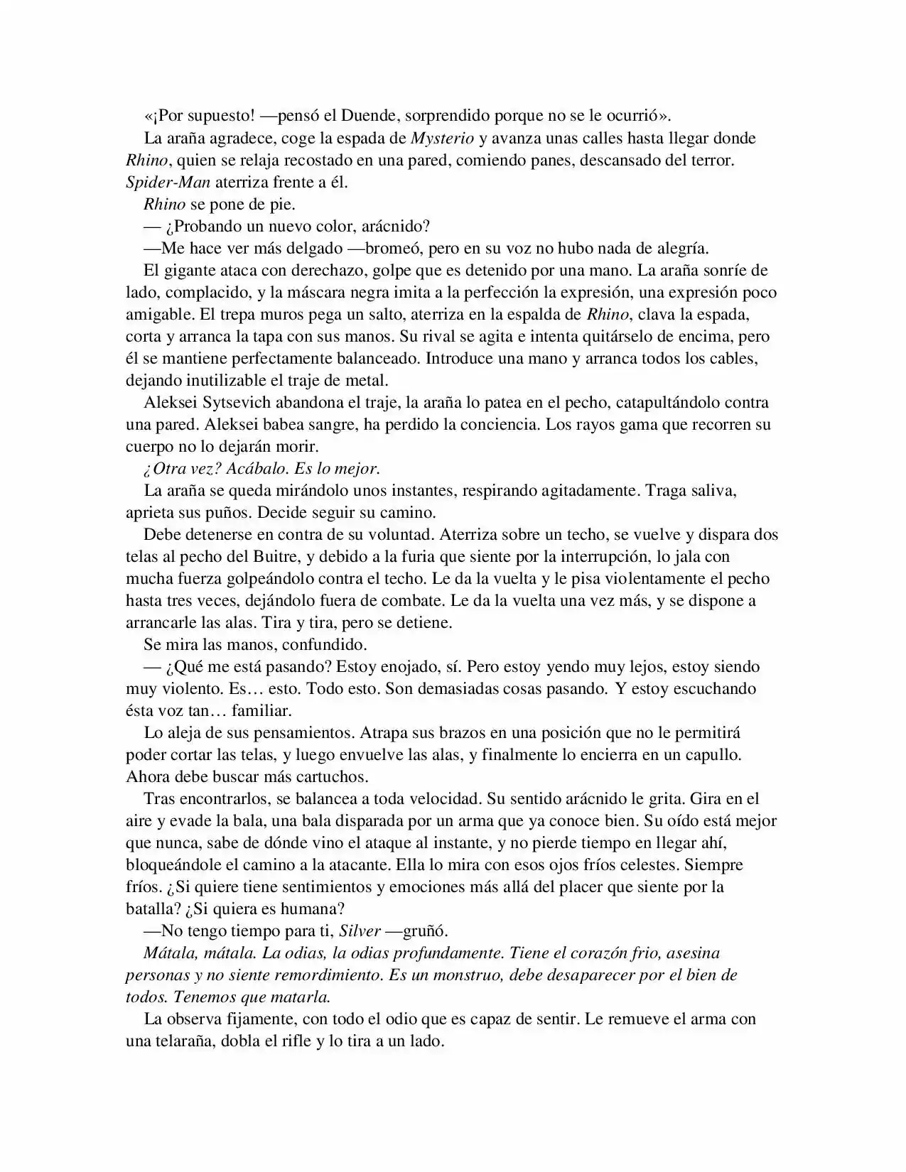 La Octava Maravilla: Spider-Man. (Novela) - Capítulo 27 - Página 5 - LectorTMOo